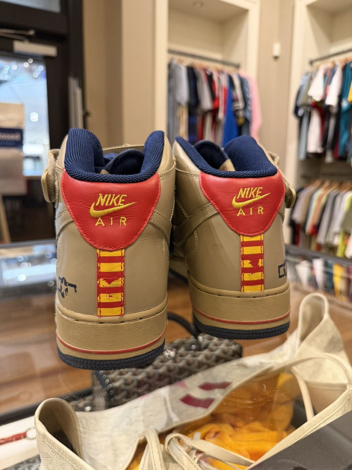 Nike Nike Air Force 1 Mid ‘Tuskegee (2004)’ Size US 11.5 / EU 44-45 - 5 Thumbnail