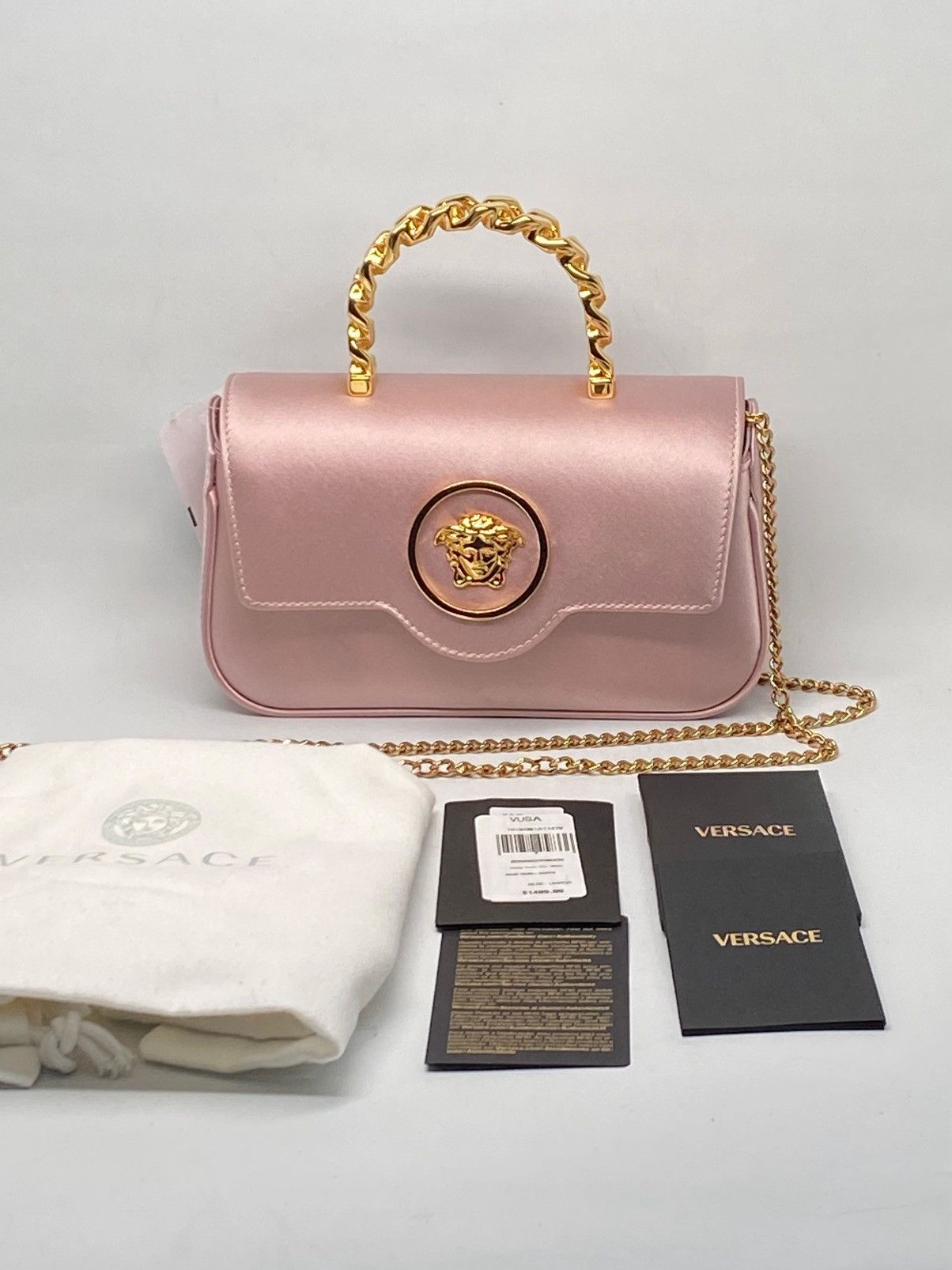 Versace Versace La Medusa Satin Mini Bag Size ONE SIZE - 4 Thumbnail