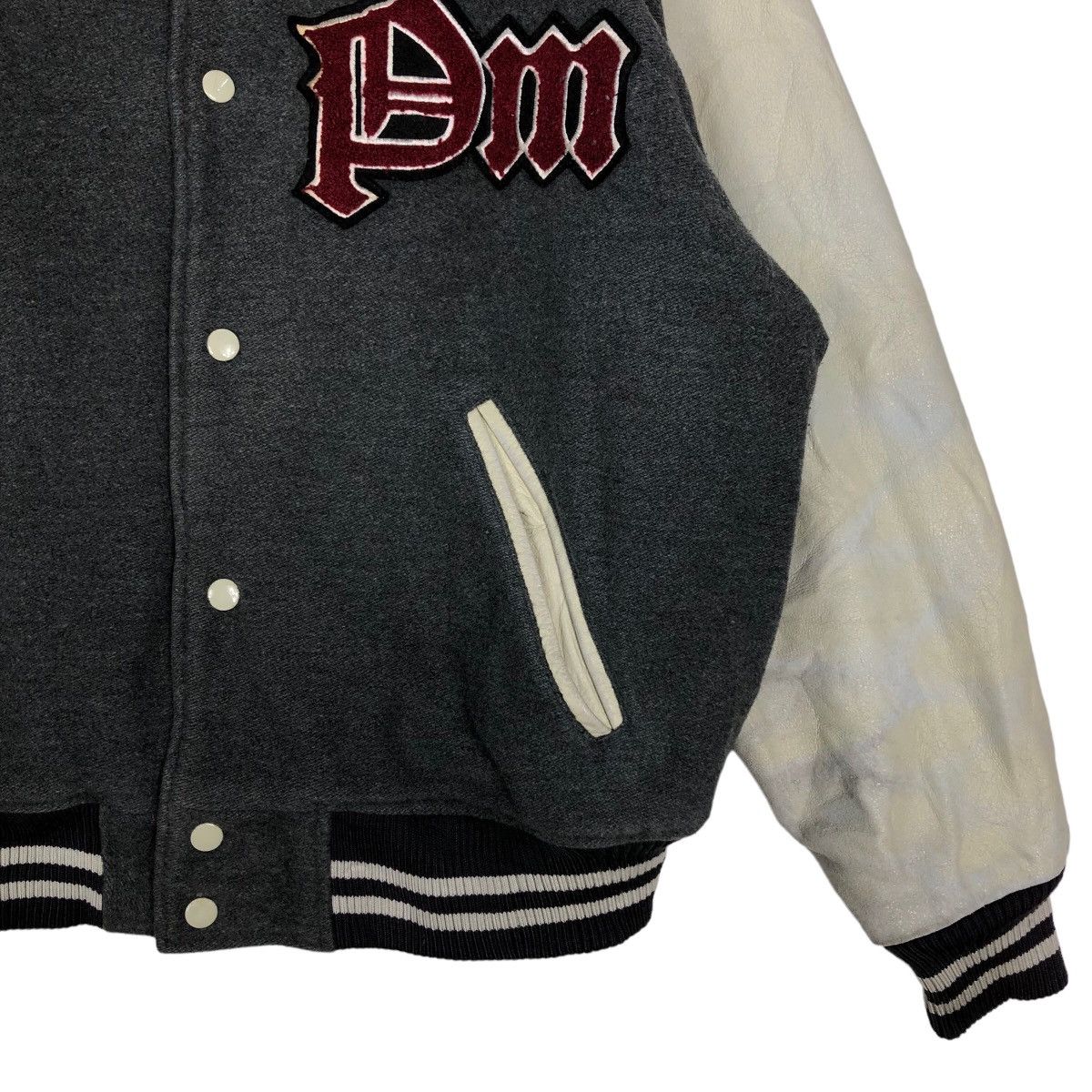 Vintage 🔥90’s Vintage Leather Varsity Jacket PM by Persons Japan Size US L / EU 52-54 / 3 - 4 Thumbnail