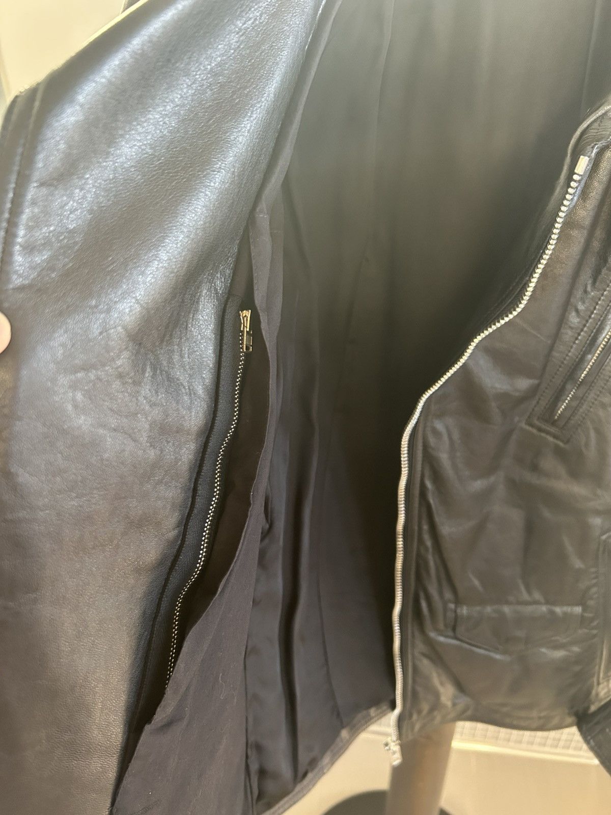 Rick Owens SS15 "Stooges" Leather Jacket Size US S / EU 44-46 / 1 - 11 Thumbnail