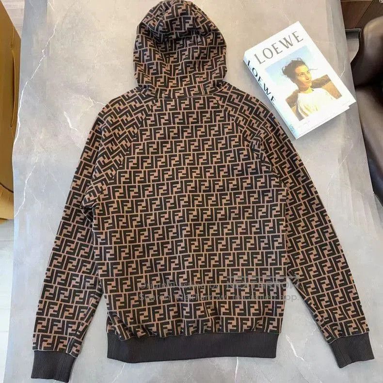 Fendi FENDI Monogram Hoodie Size M. Size US M / EU 48-50 / 2 - 2 Thumbnail