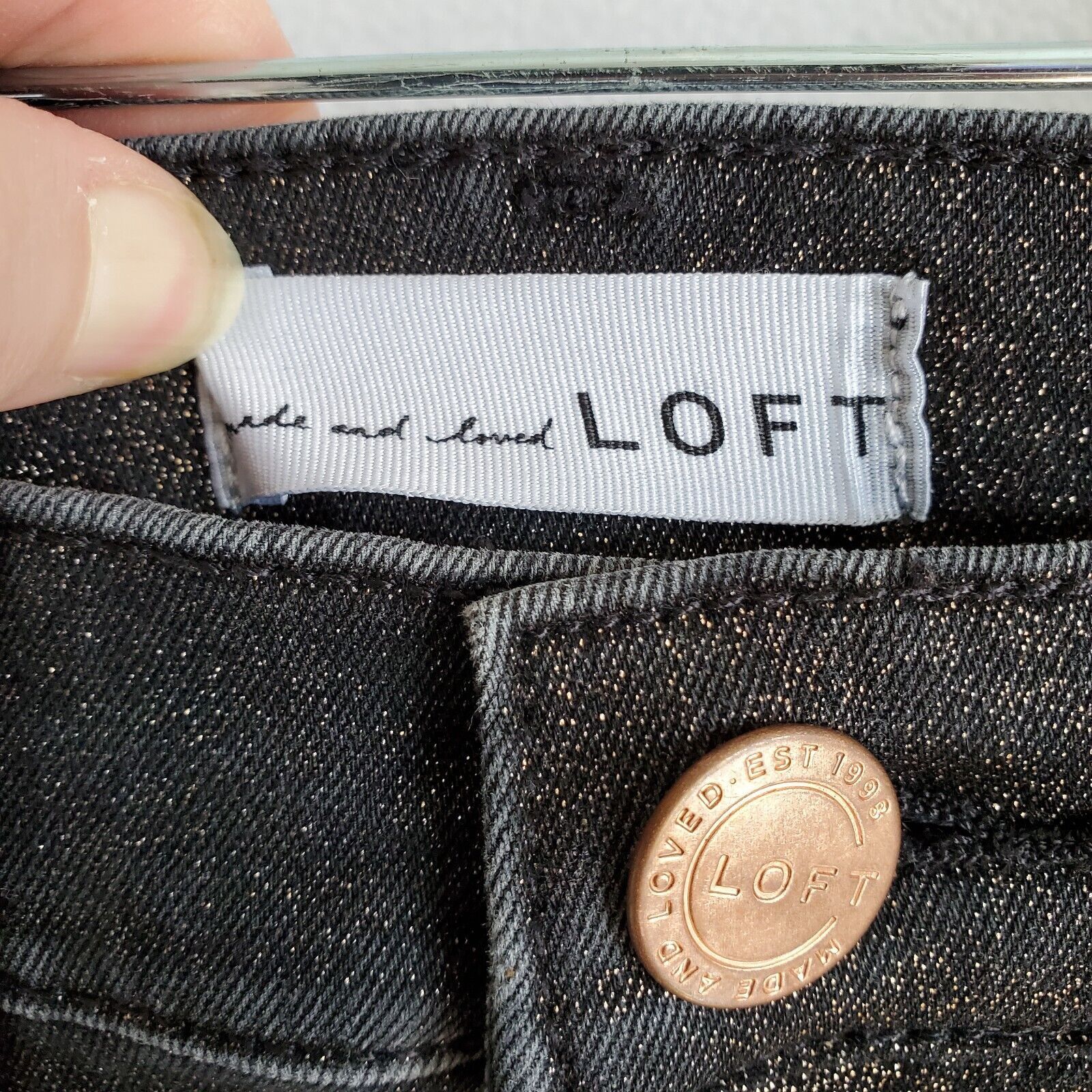Loft Made and Loved Loft Pants Womens 25/0 Petite Slim Pockets Size 25" / US 0 / IT 36 - 11 Thumbnail