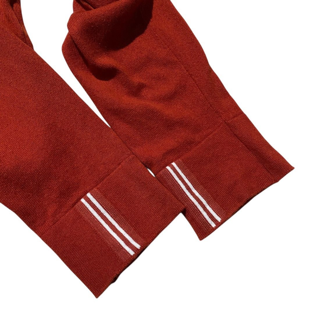 Stone Island Stone island v-neck patch reddish orange knitwearr Size US L / EU 52-54 / 3 - 4 Thumbnail