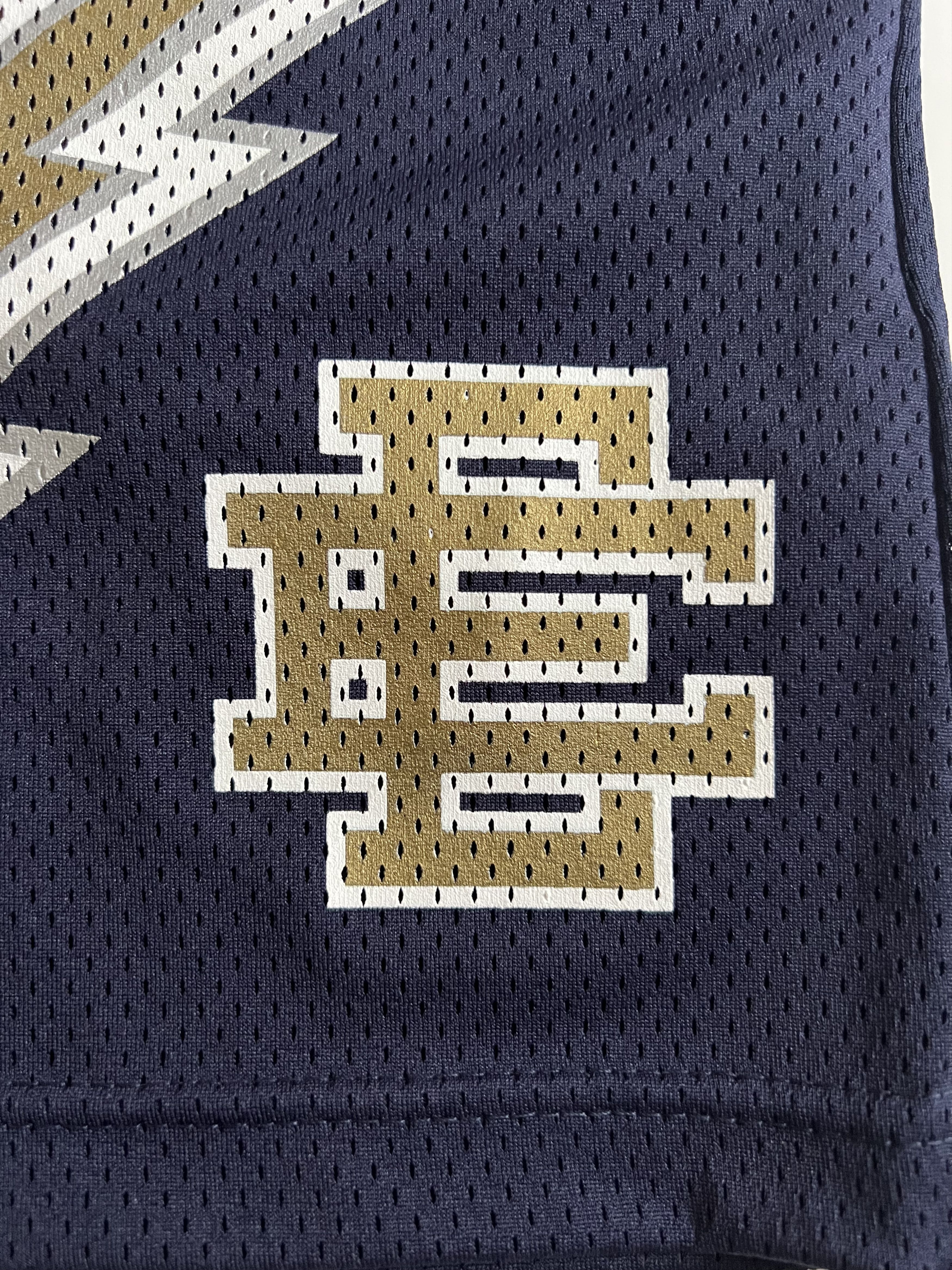 Eric Emanuel Size M - Authentic Eric Emanuel Basic Short Navy Bolt / Gold Size US 30 / EU 46 - 7 Thumbnail