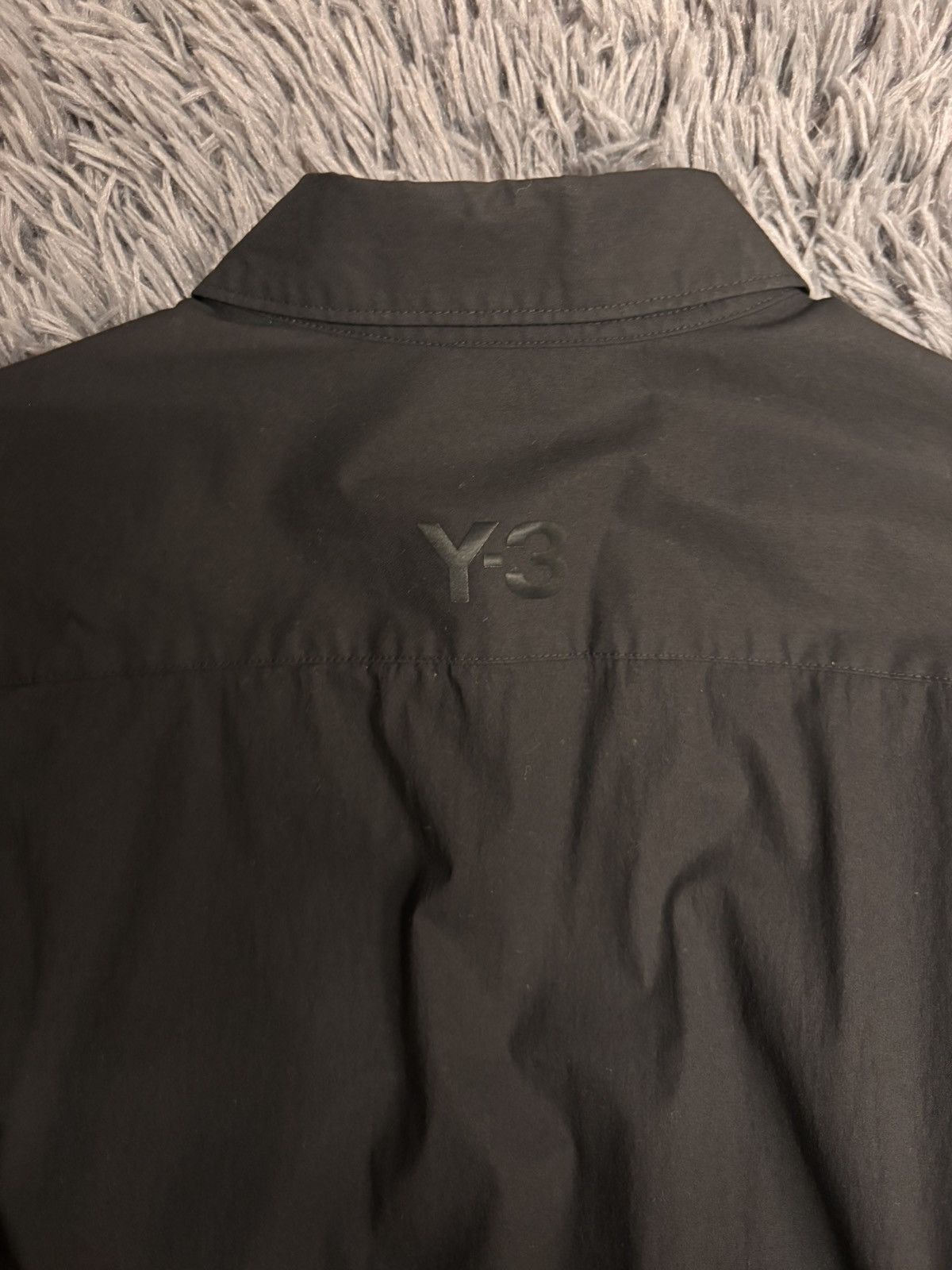 Y-3 Y3 Asymmetrical Black Button Up Size US L / EU 52-54 / 3 - 3 Thumbnail