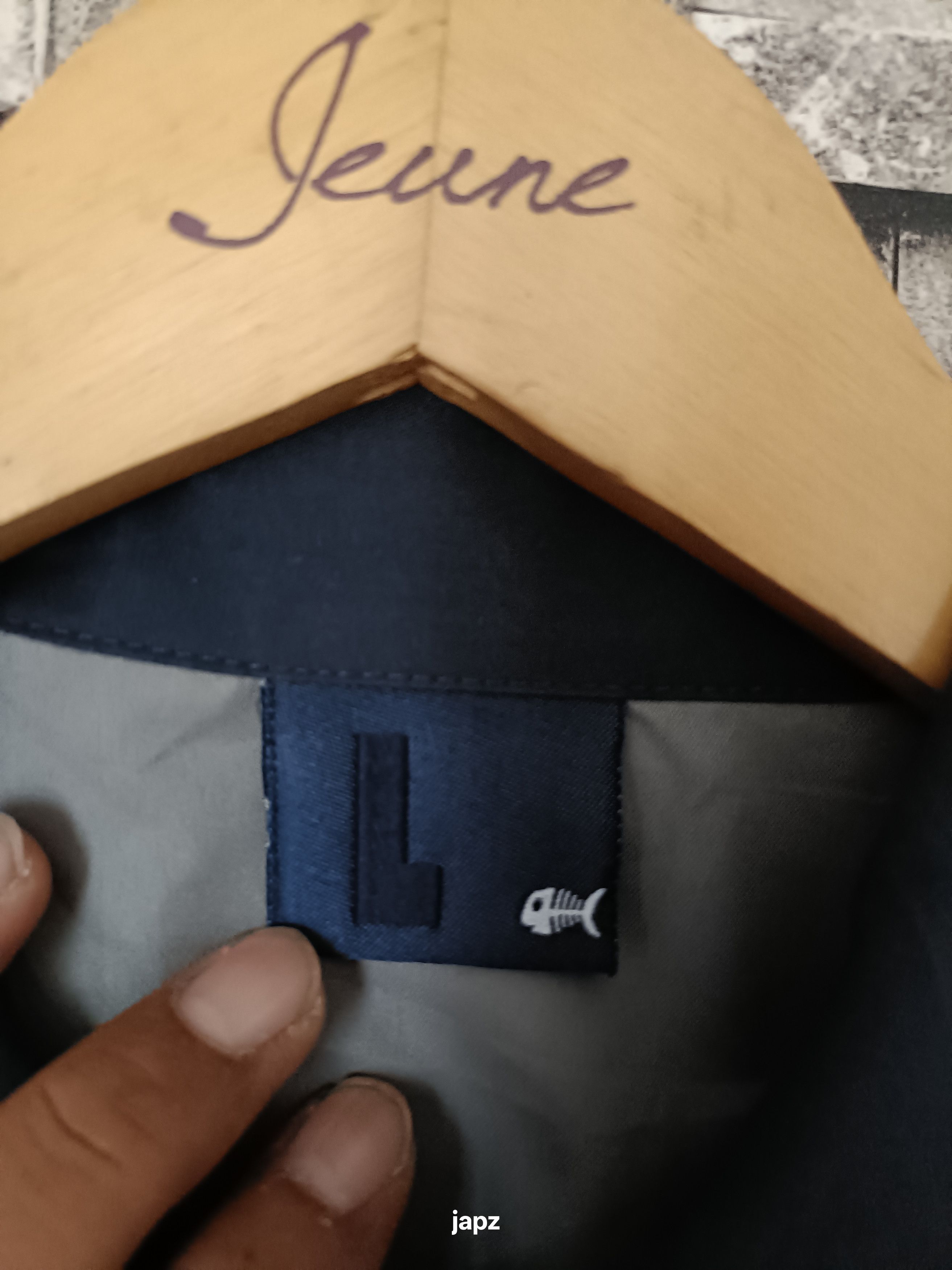Hypebeast × Vintage Vintage fishbone two tone shirt detachable sleeves Size US L / EU 52-54 / 3 - 7 Thumbnail