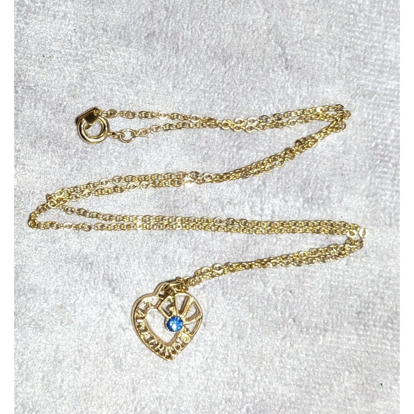 Other Gold Heart Child Of God Pendant Necklace Size ONE SIZE - 10 Thumbnail