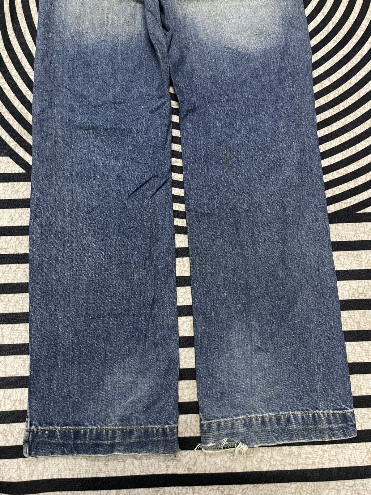 Diesel 90s DIESEL BUSH BAGGY JEANS SINGLE POCKET BACK RARE Size US 33 - 16 Thumbnail