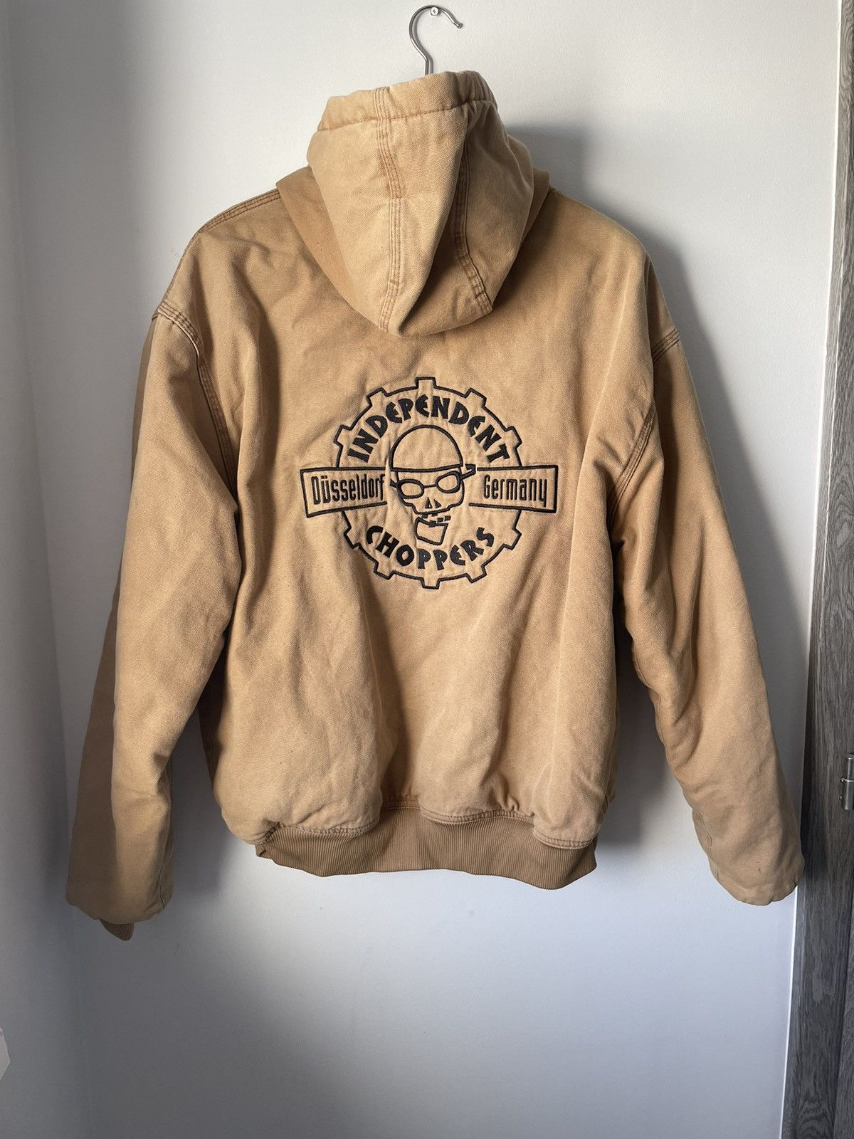 image of Dickies Vintage Jacket Bikers German in Brown, Men's (Size Large)