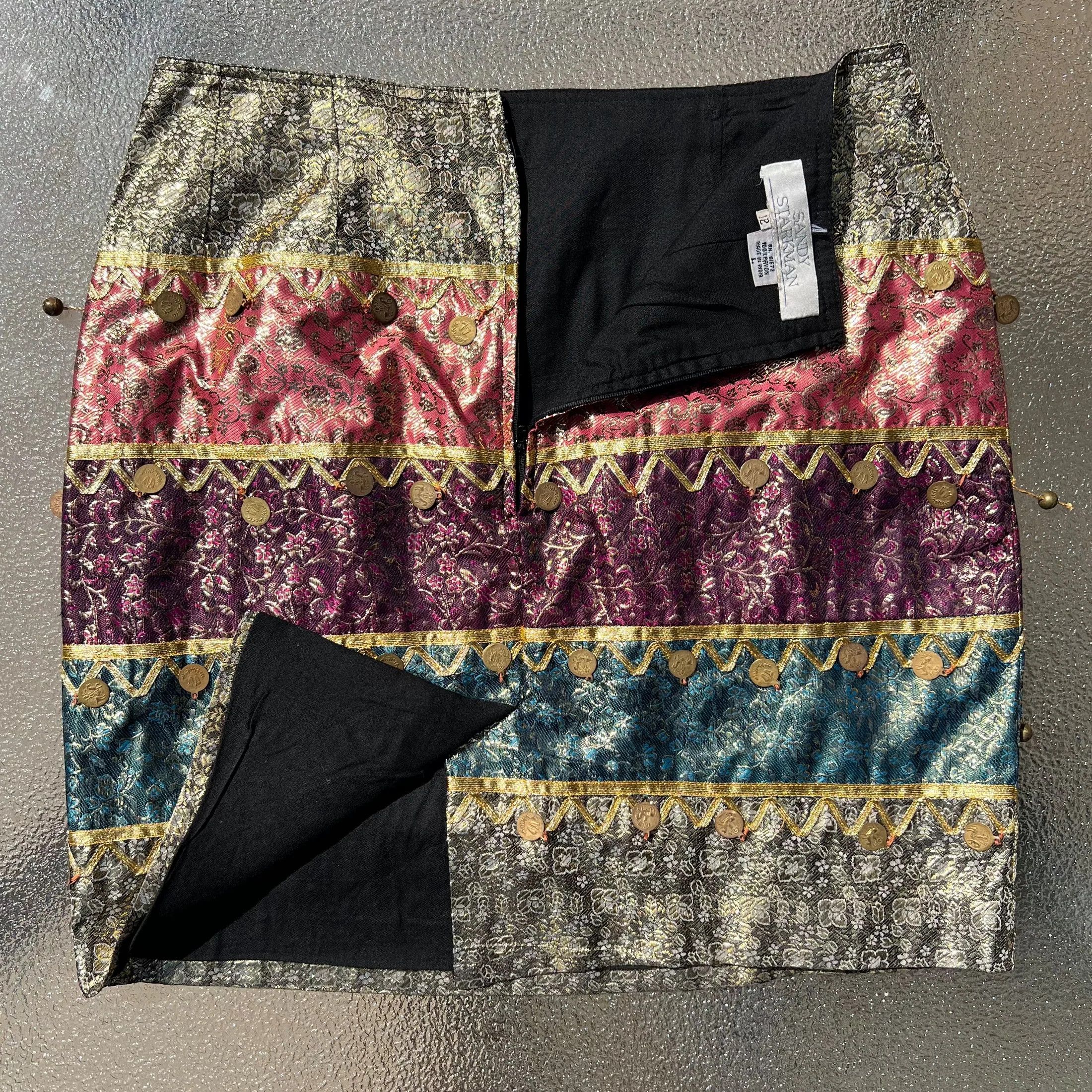 Other 1990s Sandy Starkman Metallic Brocade Coin Set (2 Piece) Size ONE SIZE - 9 Thumbnail