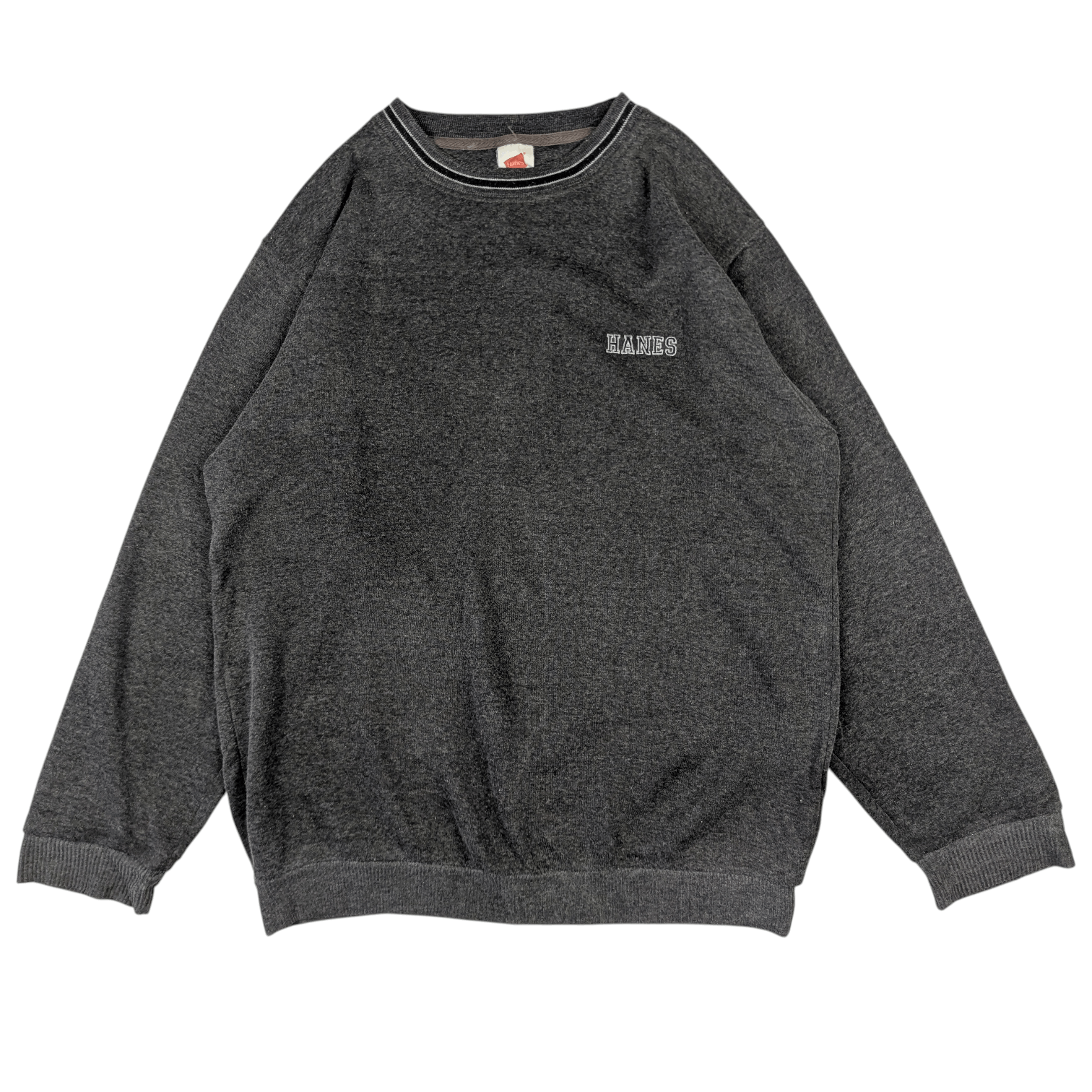 Hanes Vintage 2000's HANES Dark Grey Plain Sweatshirts Size US M / EU 48-50 / 2 - 4 Thumbnail
