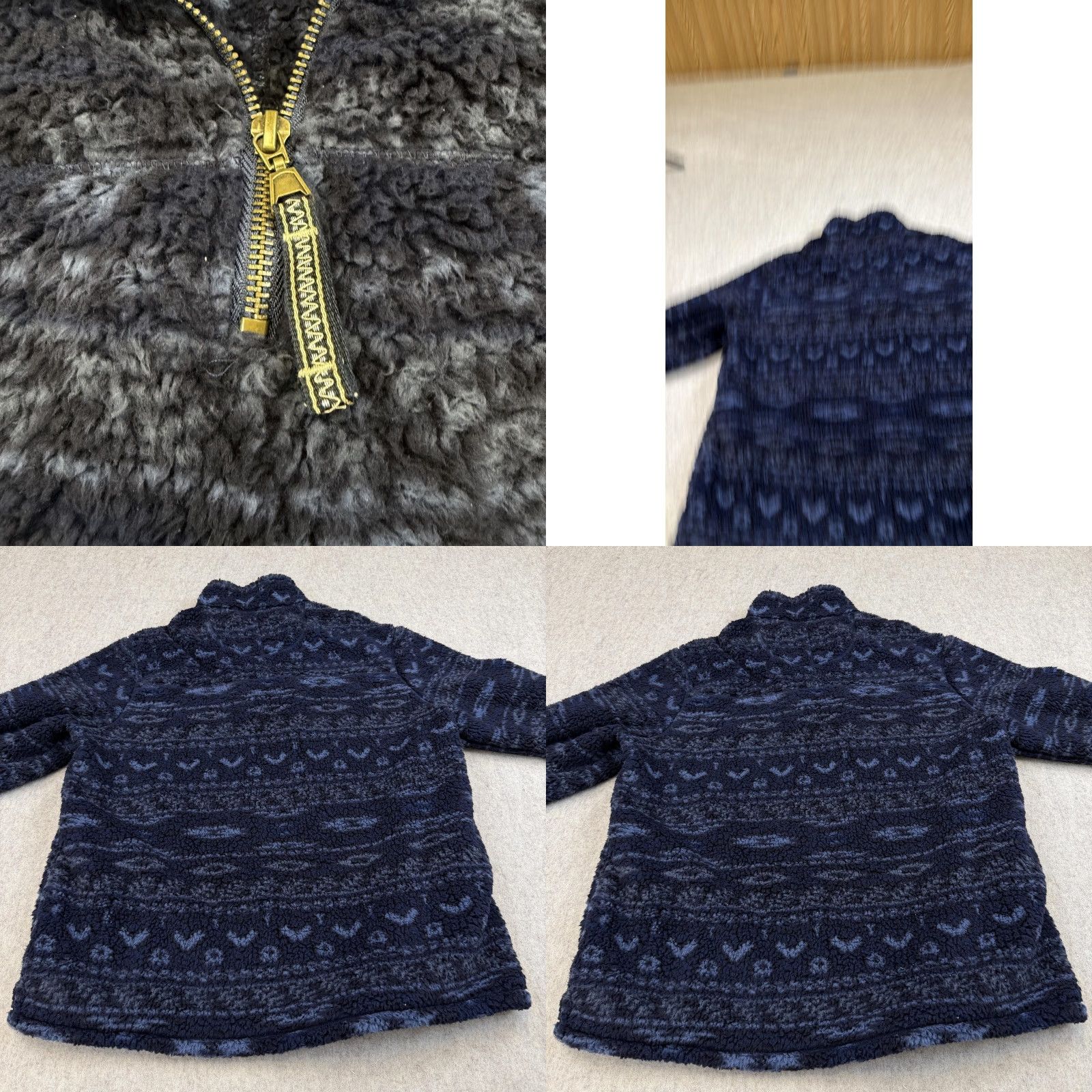 Vintage Alpine Sherpa Sweater Mens 2XL Blue Sherpa Fleece 1/4 Zip Pullover Mock Neck Casual 2XL Mens Sweater Blue Alpine Sherpa Size US XXL / EU 58 / 5 - 8 Thumbnail