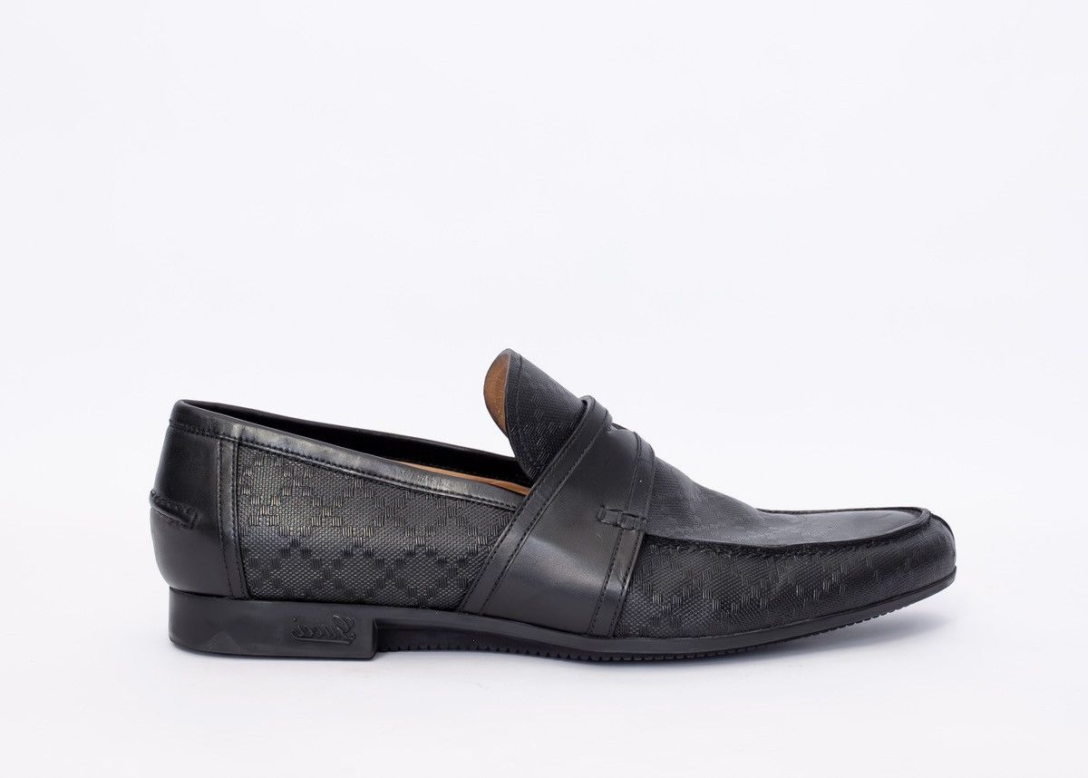 Gucci GUCCI Diamante Calfskin Mens Driver Loafers Size: US 8 Size US 9 / EU 42 - 4 Thumbnail