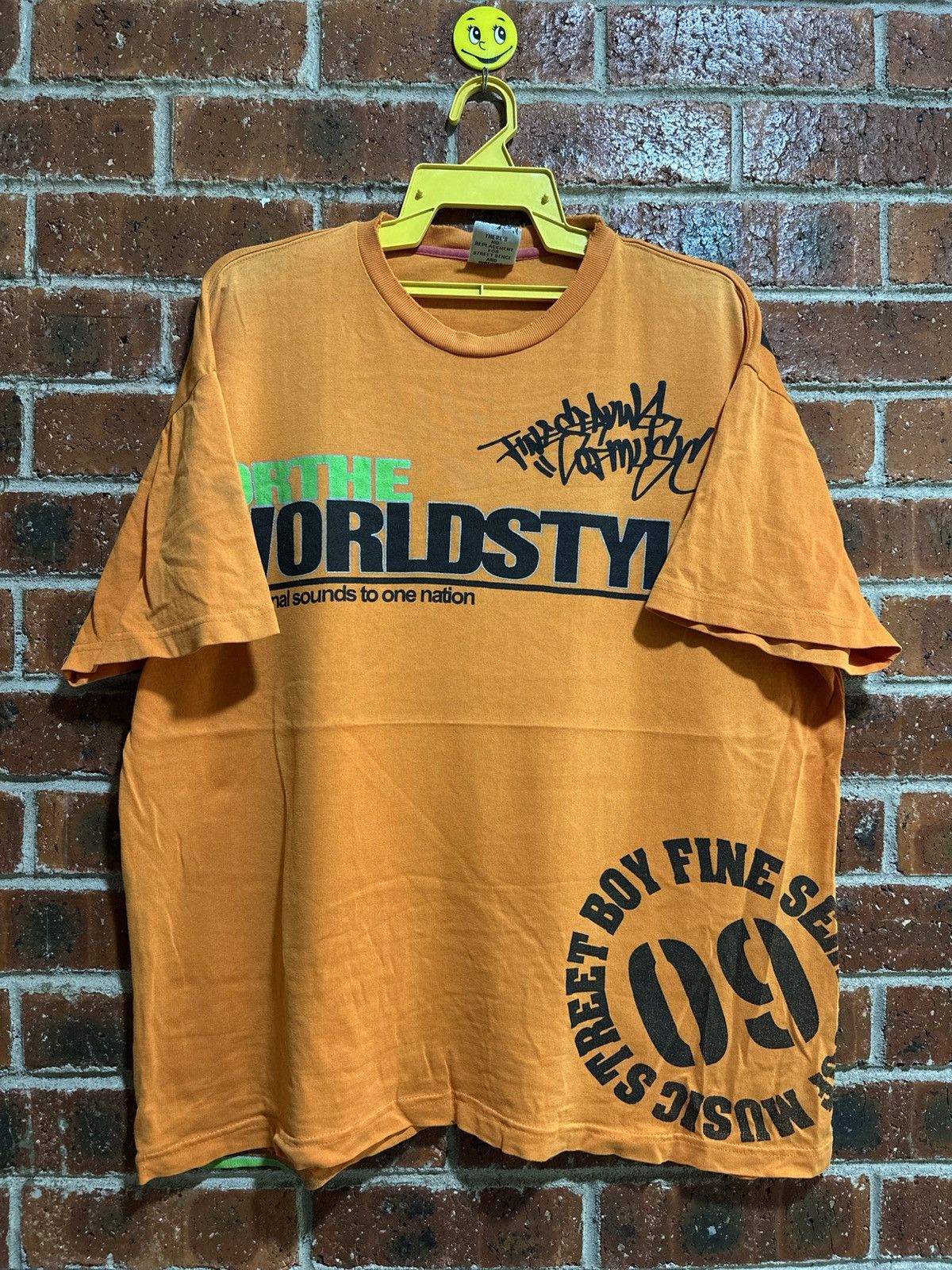 Vintage Thrashed Vintage ForThe World Style Sun Faded Tee Size US XXL / EU 58 / 5 - 2 Thumbnail