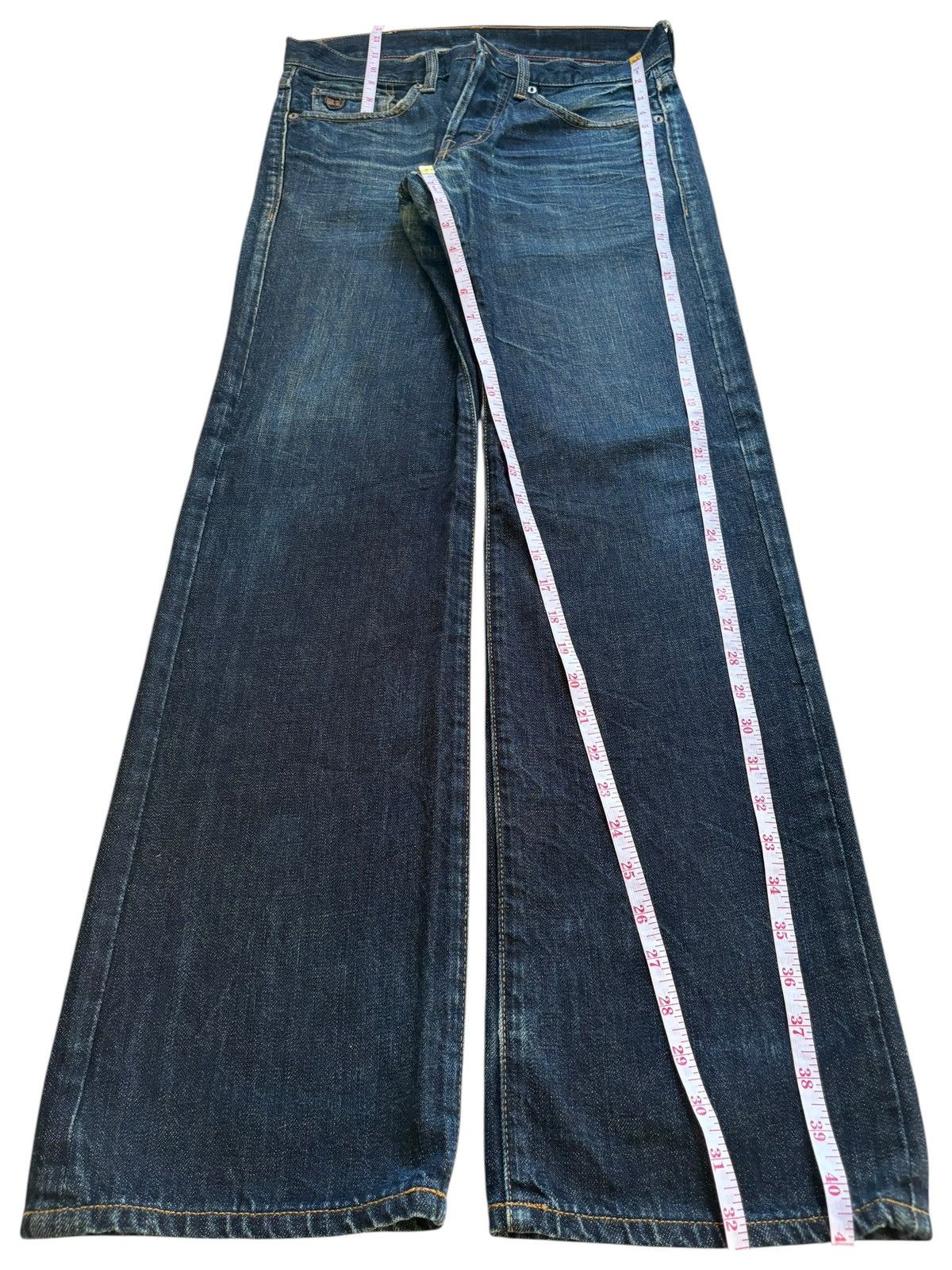 Levi's Vintage Ralph Lauren Blue Wash Baggy Jeans Size US 33 - 13 Thumbnail