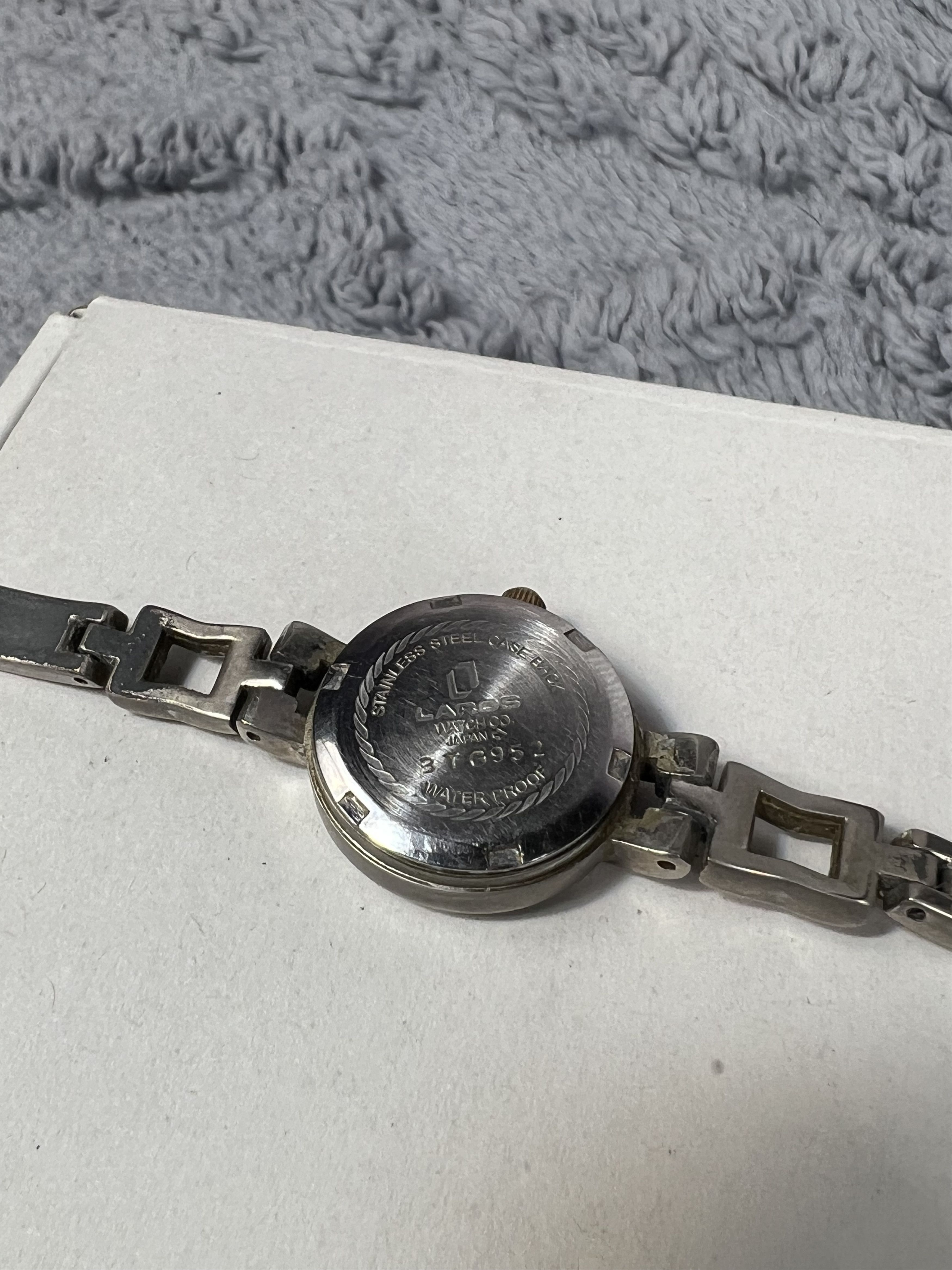 Vintage Futuristic Vintage Laros Japanese Style Chain Bracelet Watch Size ONE SIZE - 6 Thumbnail