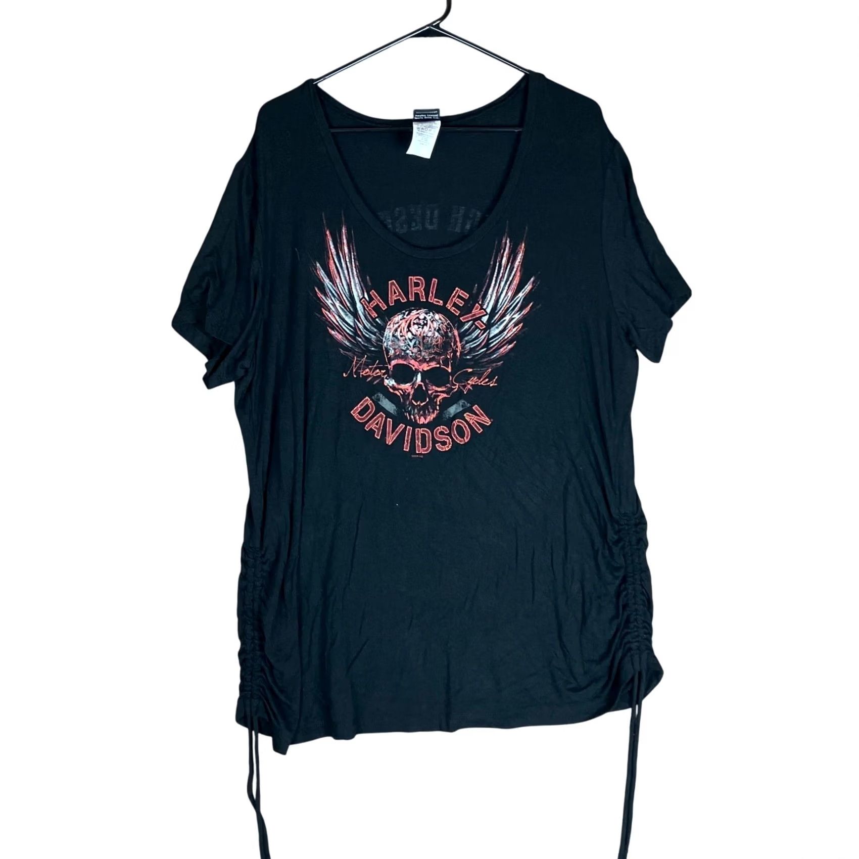 Harley Davidson Harley Davidson Womens Shirt Black Skull High Desert Boise Idaho Stretch 1X Size XL / US 12-14 / IT 48-50 - 2 Thumbnail