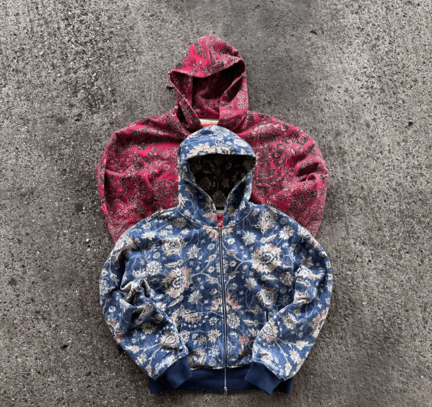 Japanese Brand Printed Zipper Hoodie Y2K Size US L / EU 52-54 / 3 - 9 Thumbnail