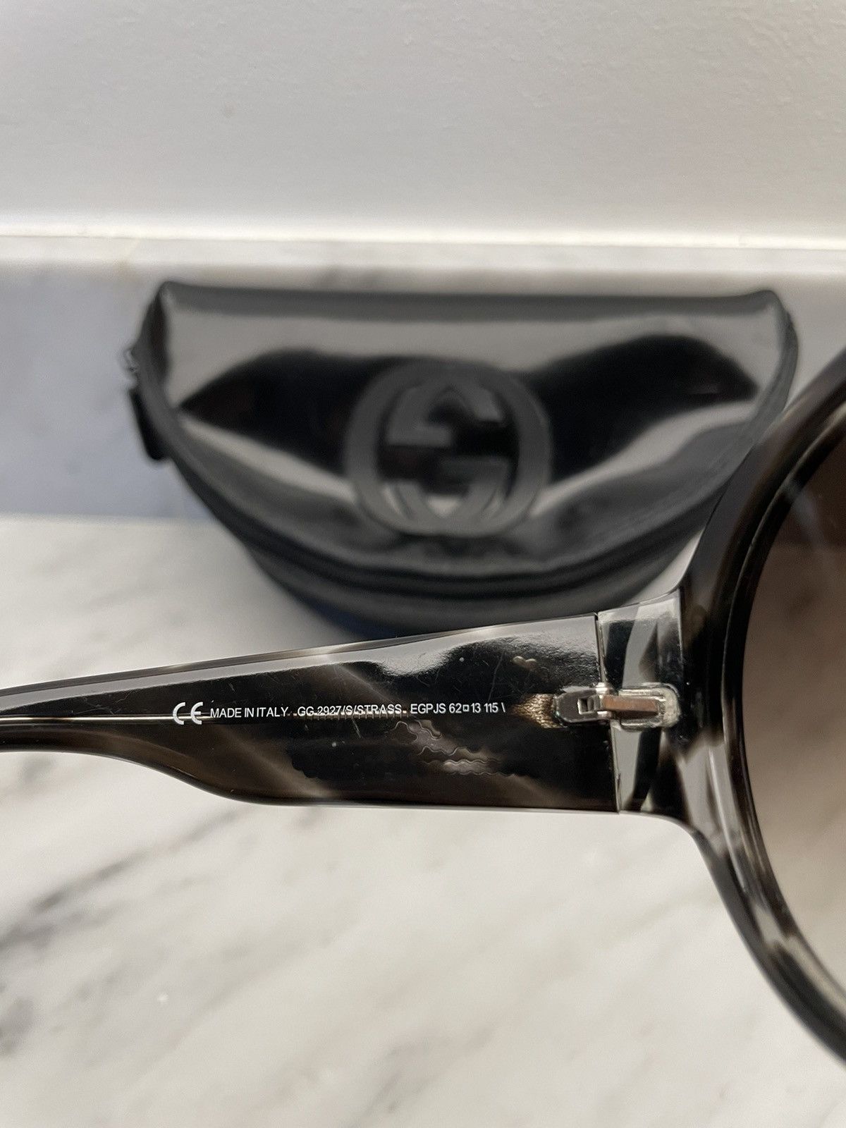 Gucci Rhinestone Gucci 🔥 sunglasses logo gg2927 Strass Size ONE SIZE - 4 Thumbnail