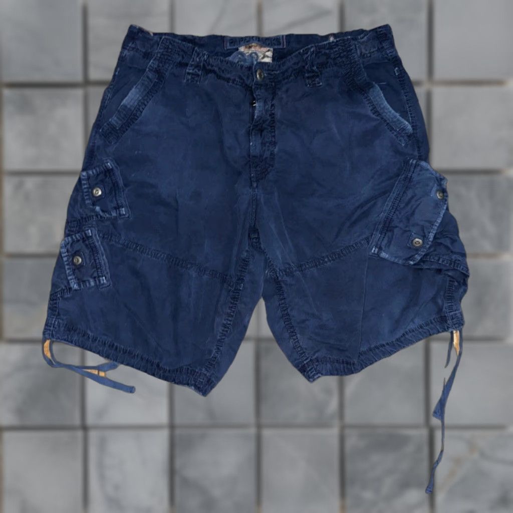 Vintage Paperbacks Cargo Shorts Men’s 36 Navy Blue Outdoor Pockets 12 Inseam Cargo Men Navy Blue Outdoor 90s? Size US 36 / EU 52 - 1 Thumbnail