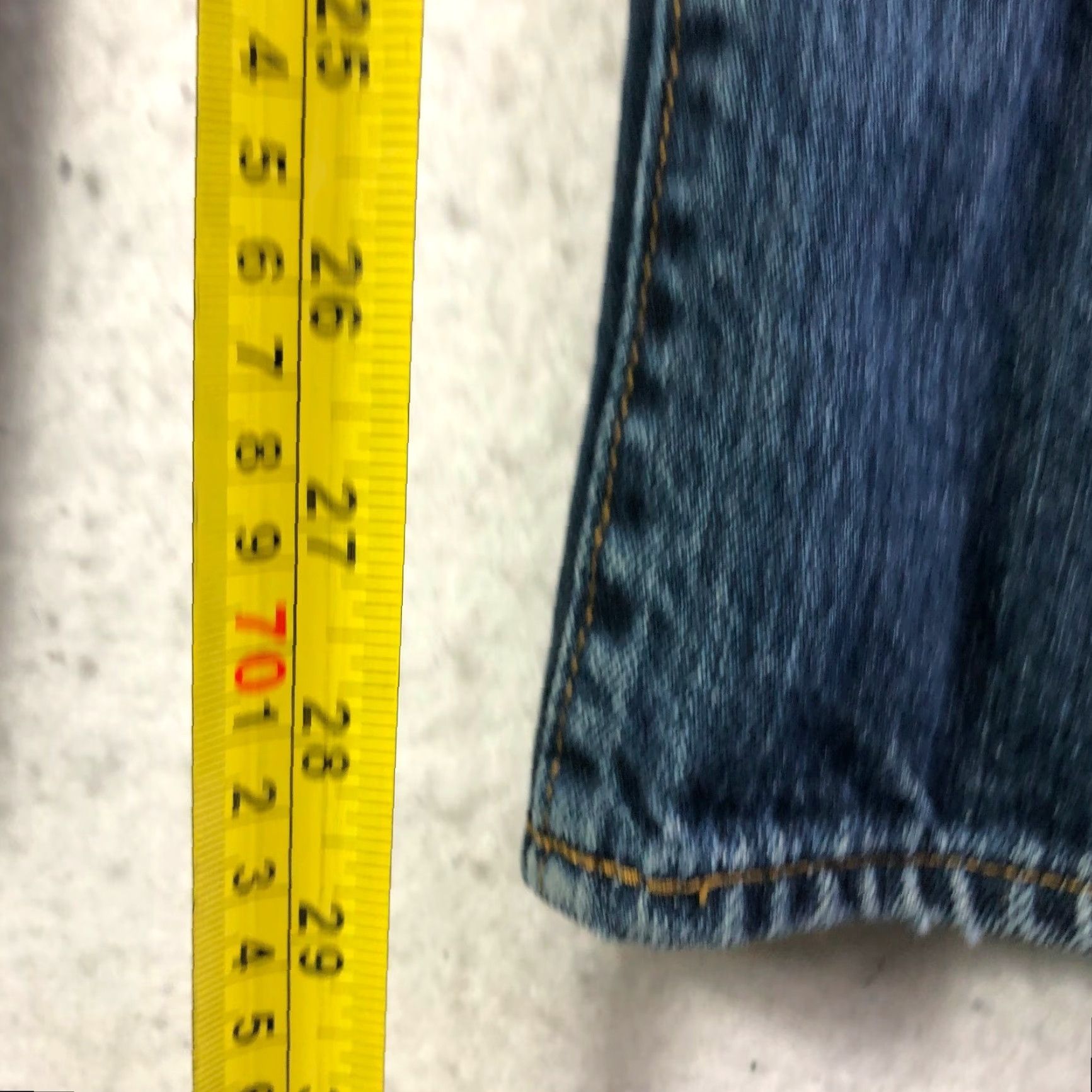 Gap Gap 1969 Jeans Men 34x32 Mid Rise Straight Blue Denim Casual Regular Rise Jeans Mens Size US 34 / EU 50 - 3 Thumbnail