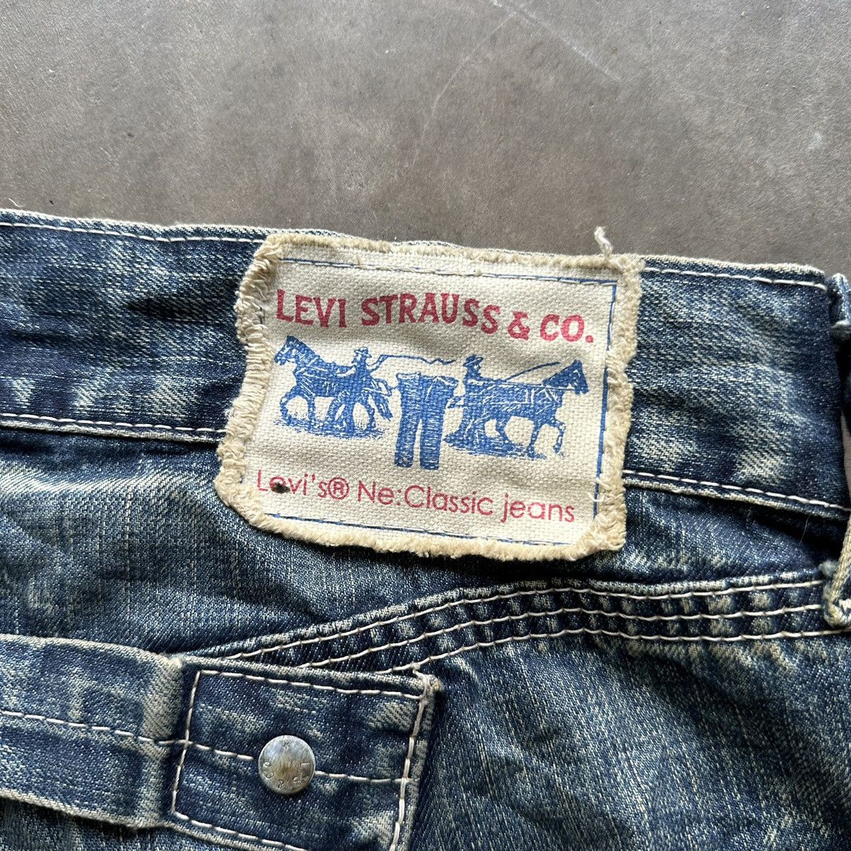 Japanese Brand Vintage Levi’s Rusty Faded Jean Distressed Denim Pant W34 Size US 34 / EU 50 - 13 Thumbnail