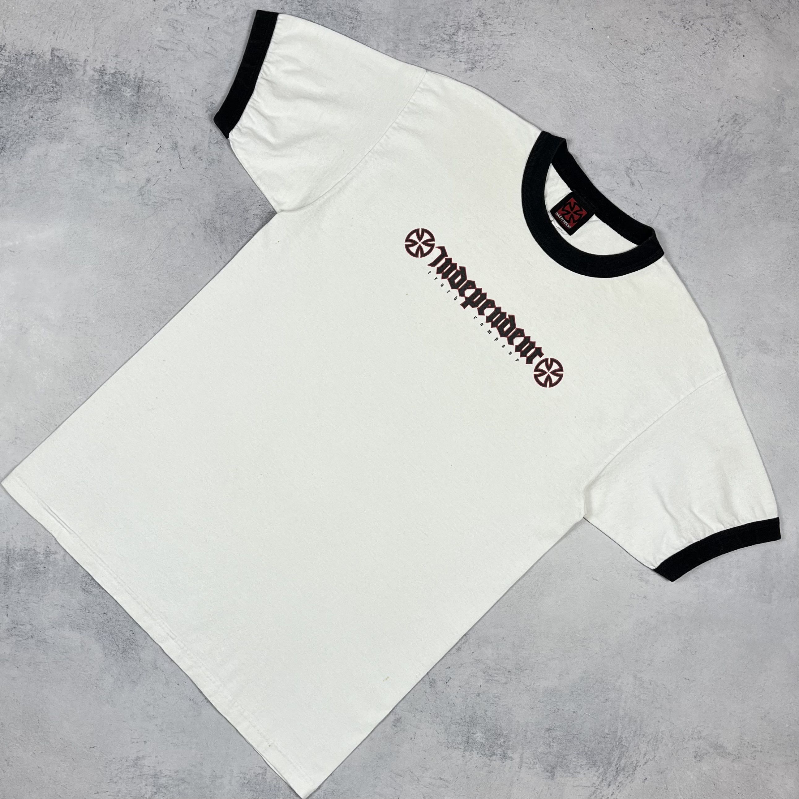 Independent Truck Co. Vintage Independent SK8 Big Logo T Shirt 2000’s Size US L / EU 52-54 / 3 - 1 Thumbnail