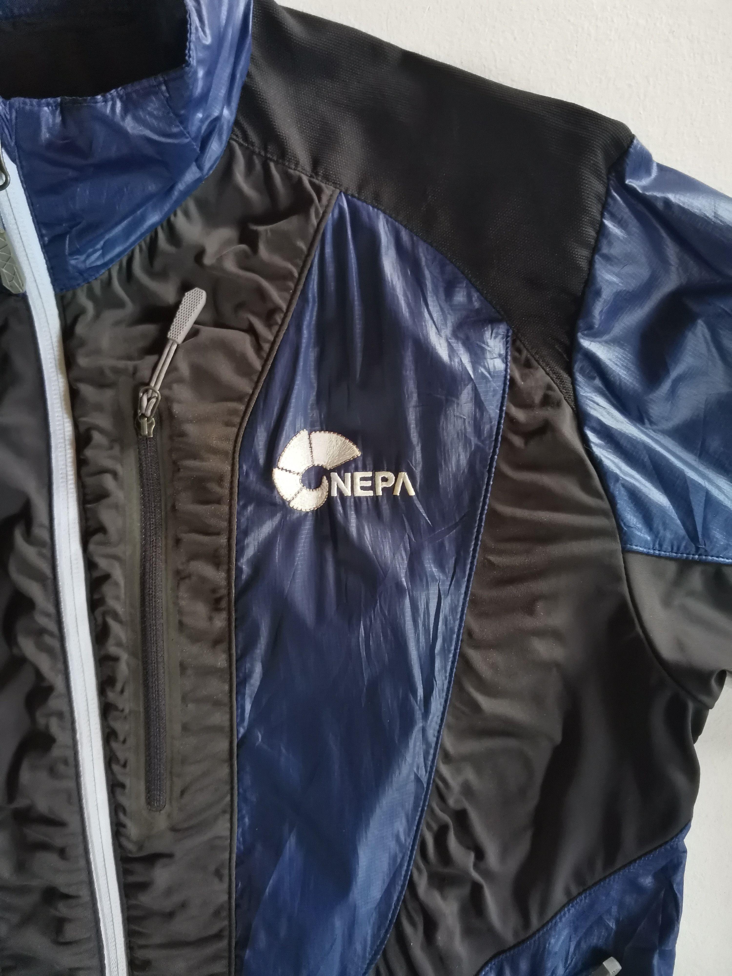 Designer × Vintage Vintage Nepa Windbreaker Jacket Size US L / EU 52-54 / 3 - 3 Thumbnail