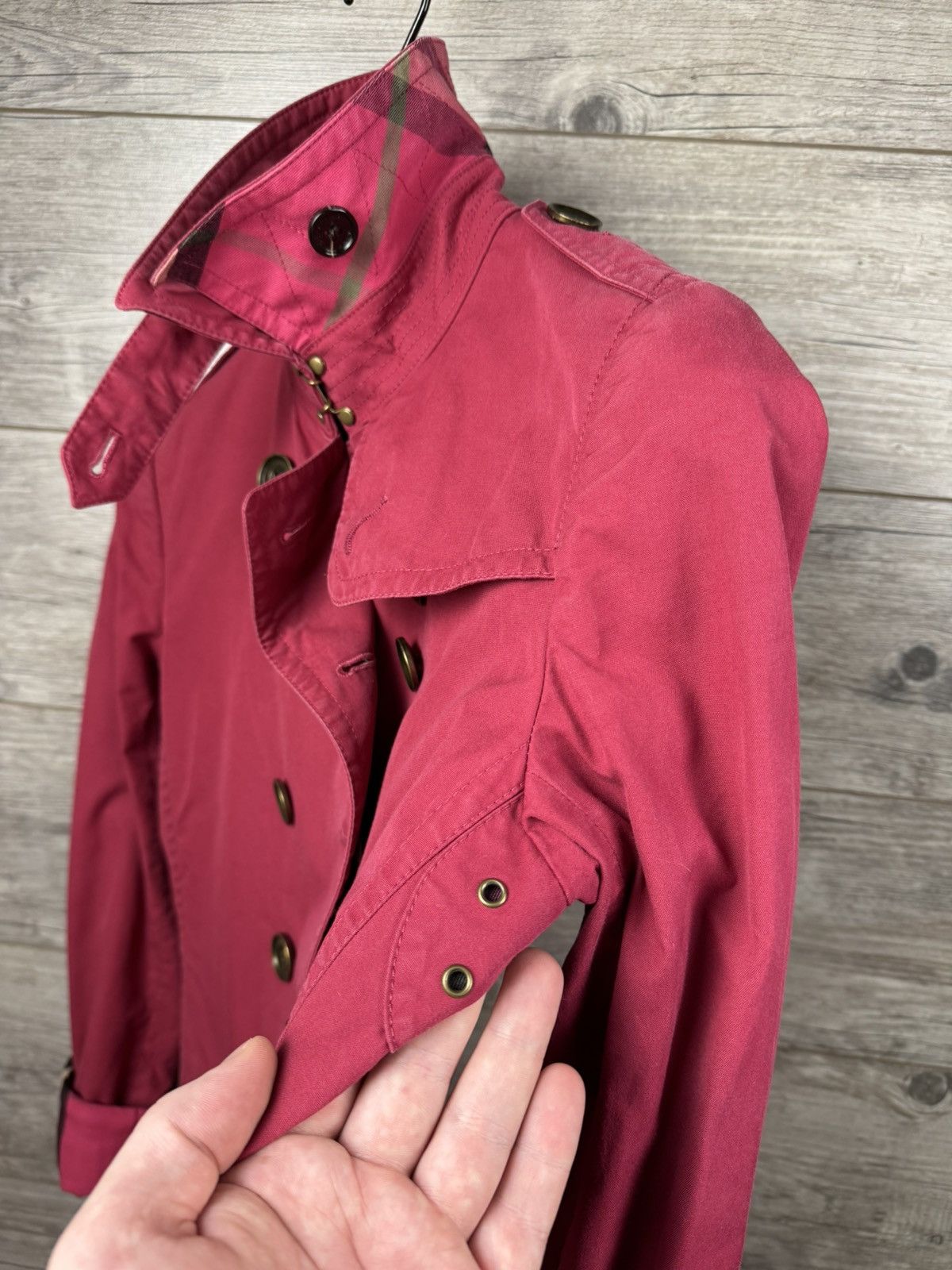 Burberry Burberry Brit Trench Vintage coat with checkered lining Size M / US 6-8 / IT 42-44 - 20 Thumbnail