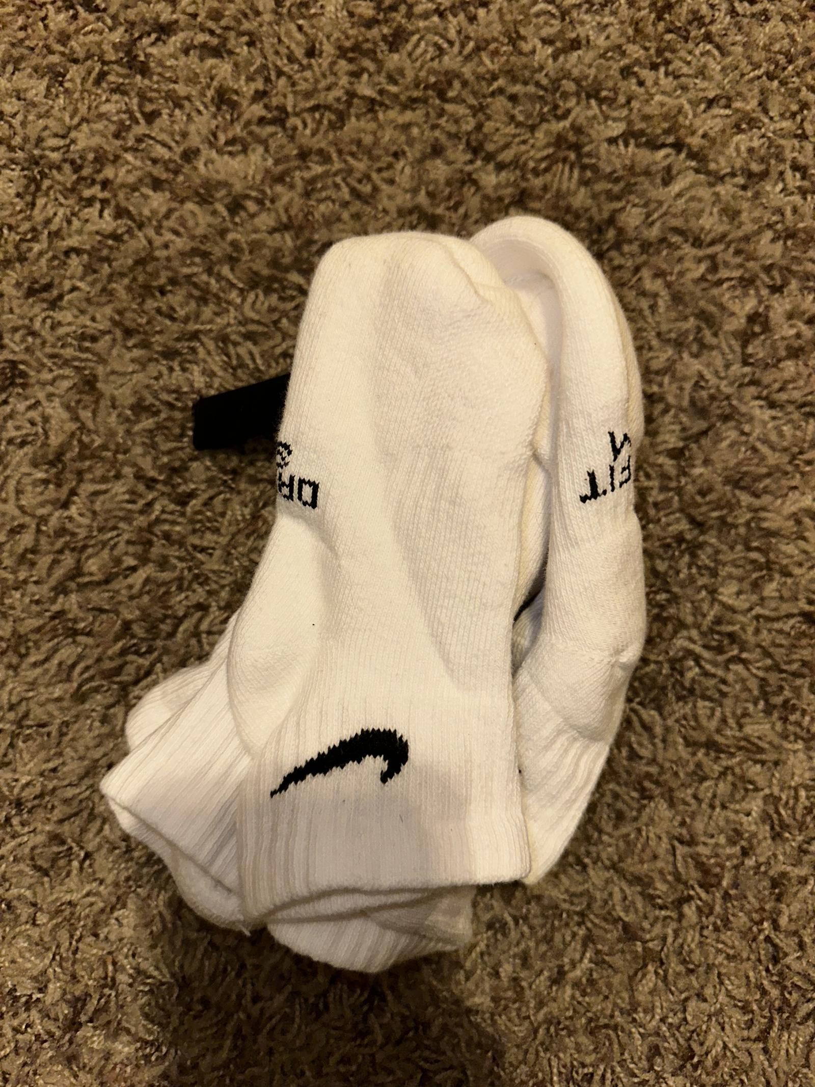 Nike Nike Performance White Quarter Socks Size ONE SIZE - 4 Thumbnail