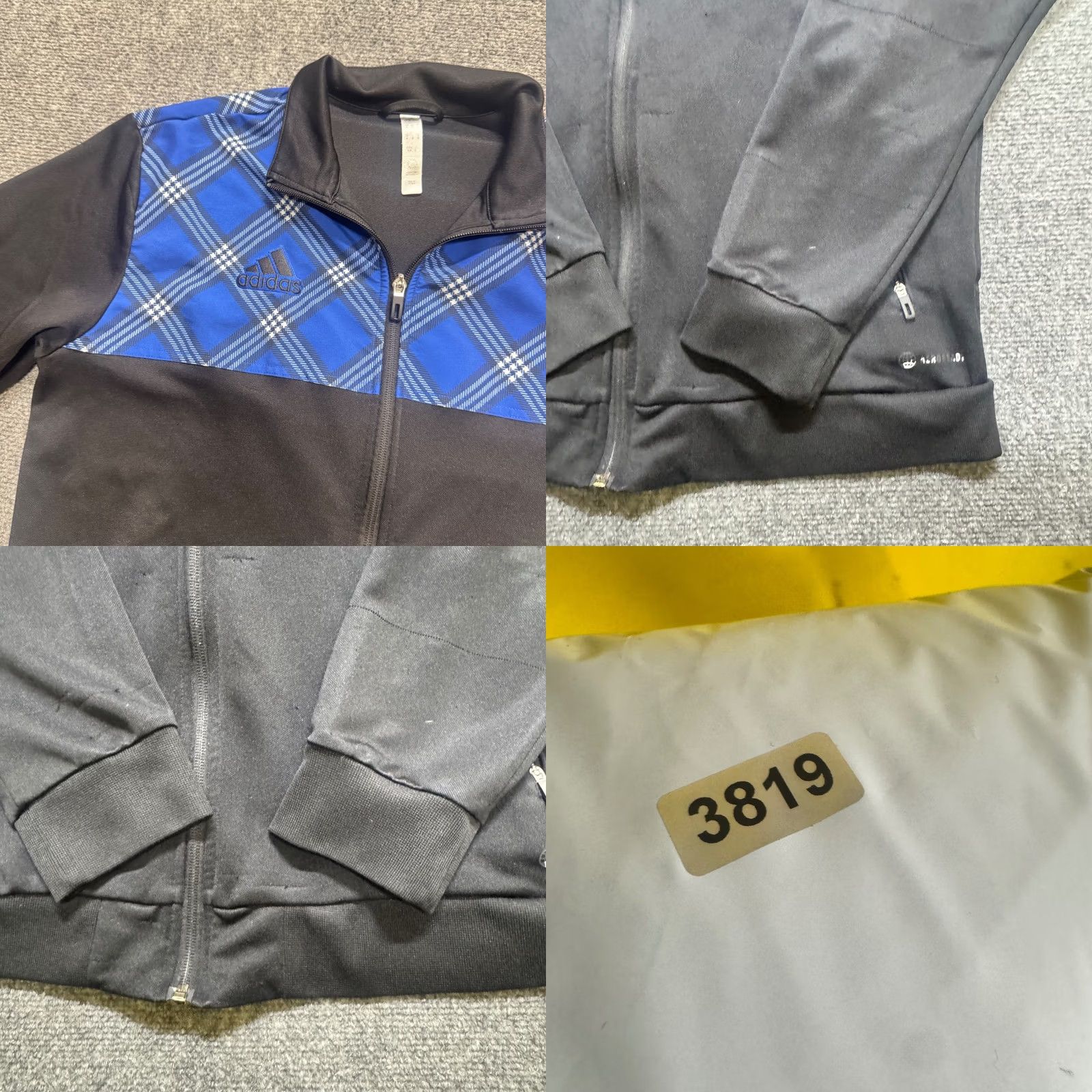 Adidas Adidas Tiro Track Jacket Mens M Black Blue Y2K Striped Patterned Size US M / EU 48-50 / 2 - 8 Thumbnail