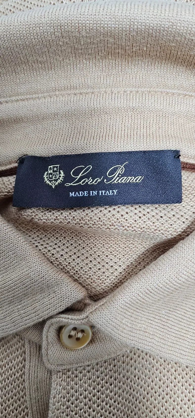 Loro Piana Loro Piana Men's long-sleeved knitted polo shirt Size US S / EU 44-46 / 1 - 3 Thumbnail