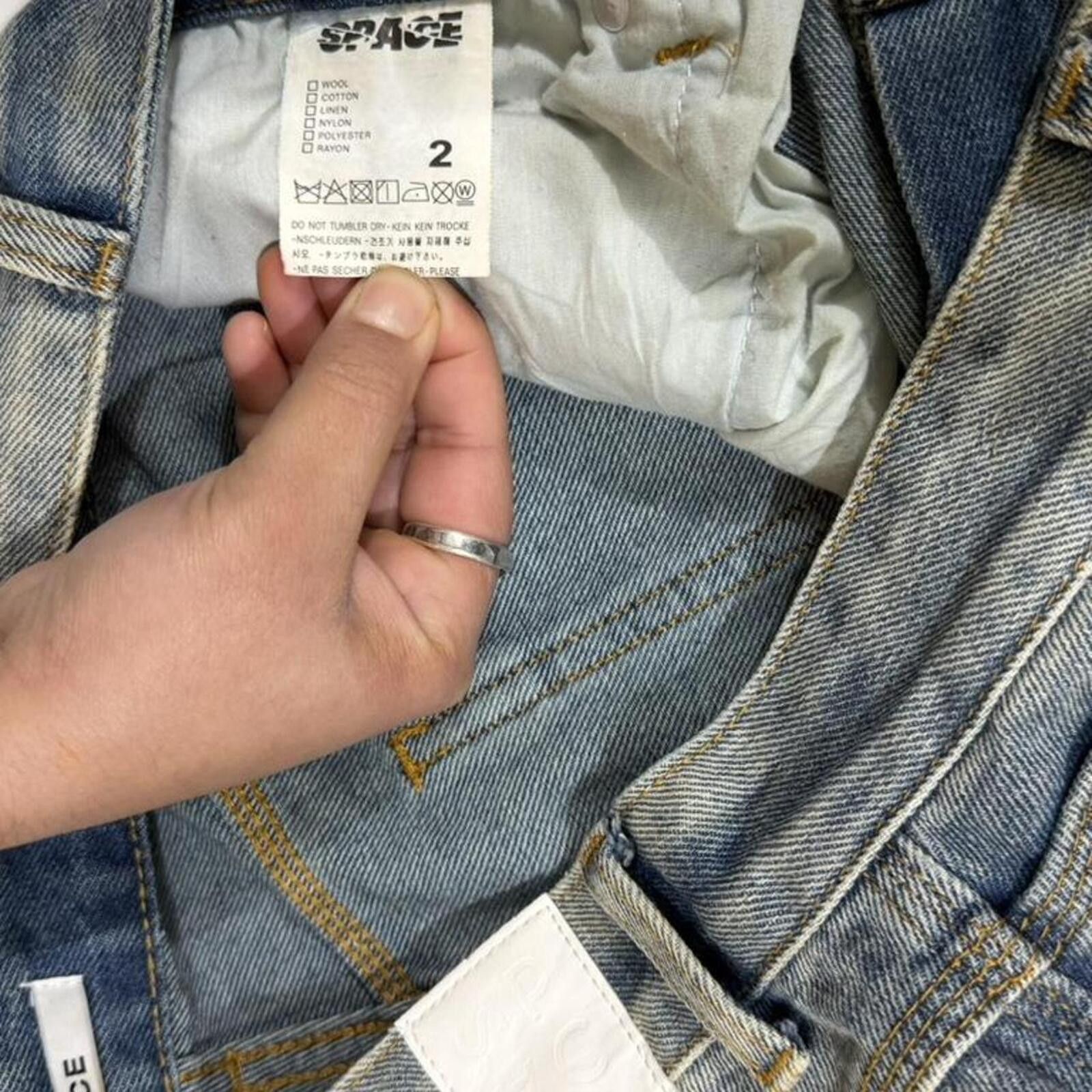 True Religion Space double knee baggy carpenter denim pants Size US 32 / EU 48 - 6 Thumbnail