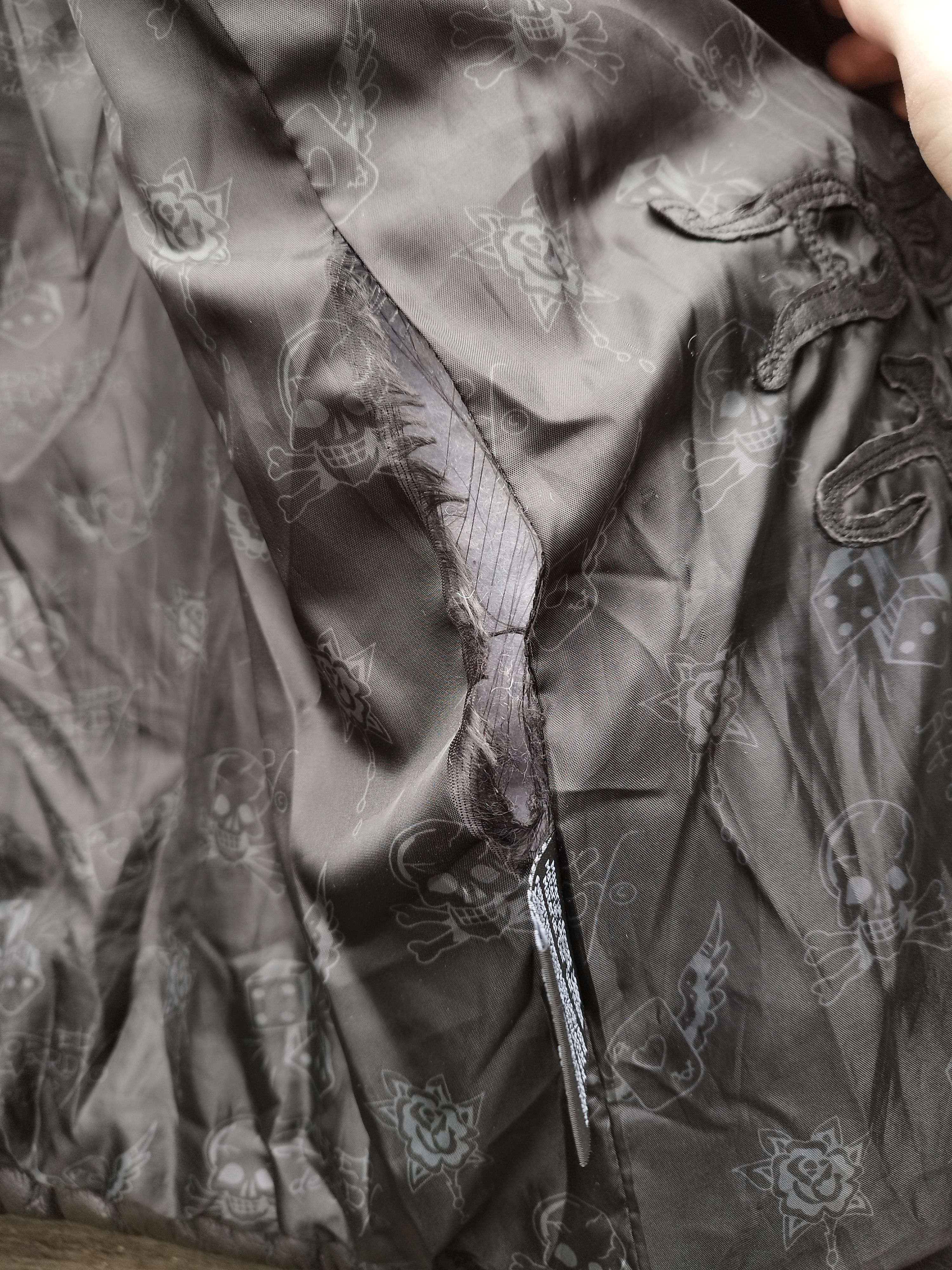 Ed Hardy Vintage Ed Hardy Leather Puffer Jacket Christian Audigier Size US XXL / EU 58 / 5 - 17 Thumbnail