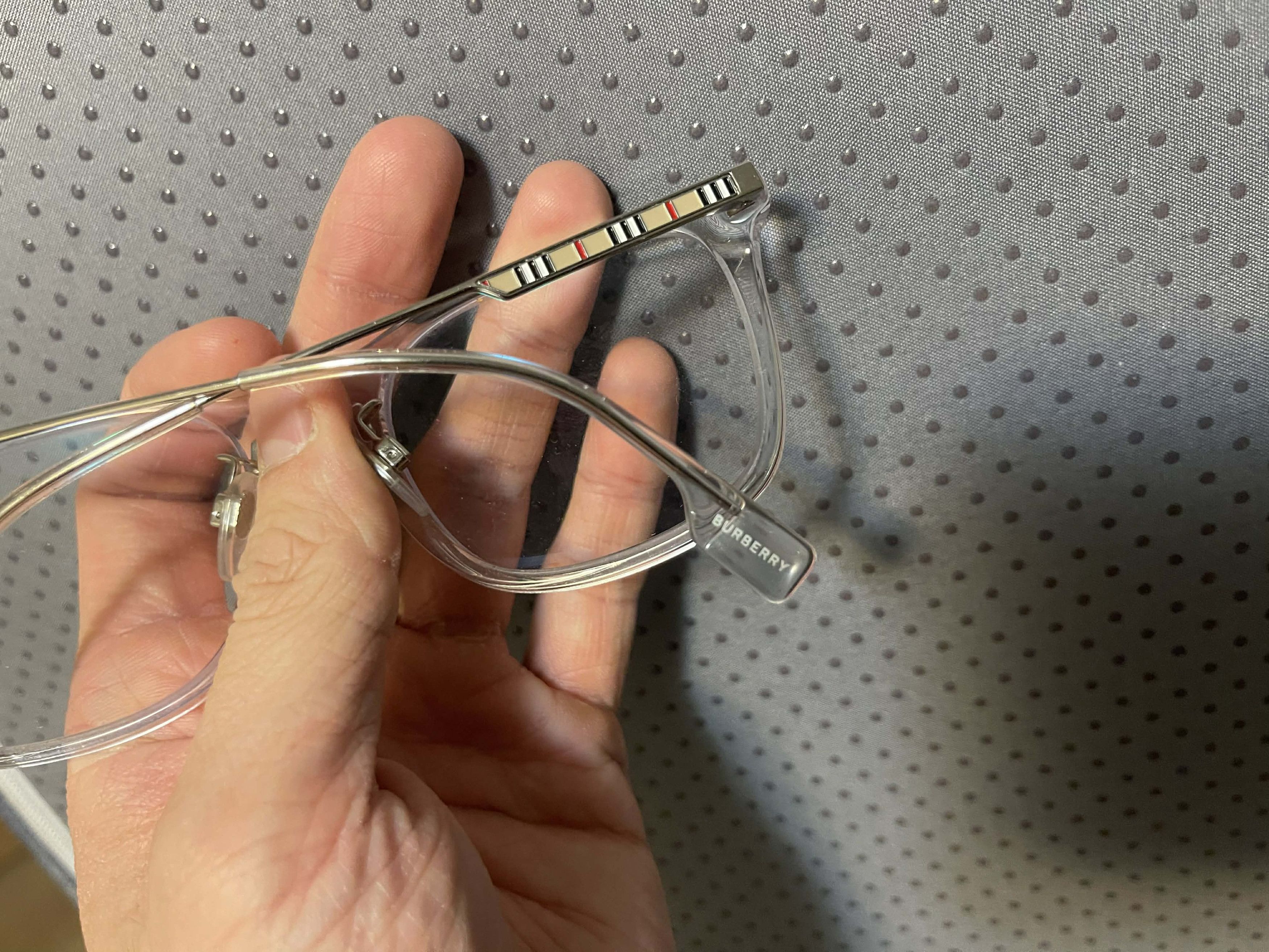 Burberry Burberry Elgin BE2343 3024 Transparent/Clear Size ONE SIZE - 3 Thumbnail