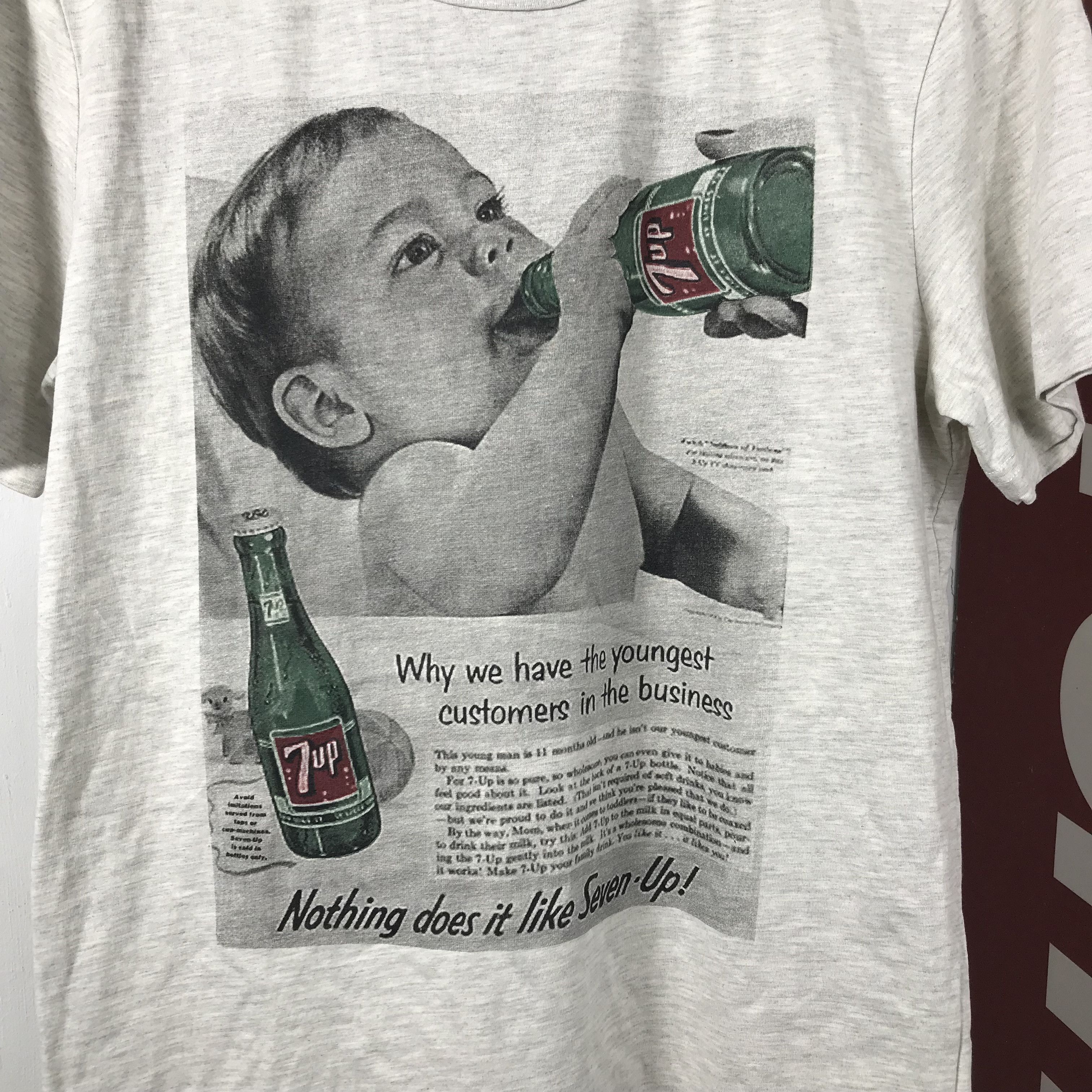 Vintage Vintage 7UP Promo Humor Tee Size US M / EU 48-50 / 2 - 4 Thumbnail