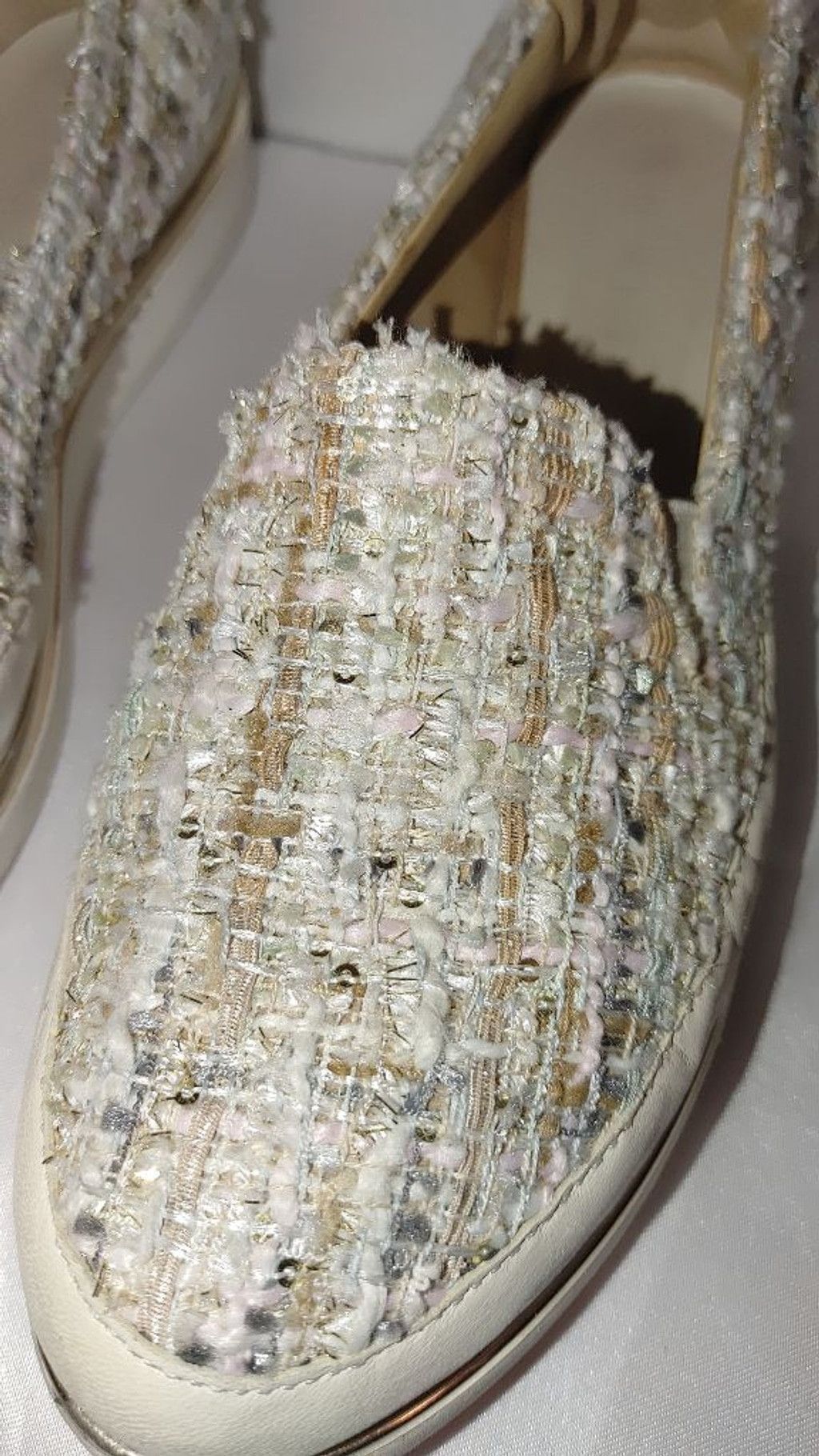 Ron White Ron White Sha-Nell Slip On Shoes in Champagne Size 39 Size US 8.5 / IT 38.5 - 8 Thumbnail