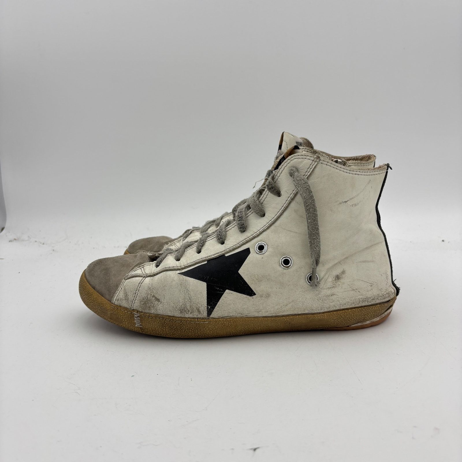 Golden Goose Golden Goose Francy Hi Top Skate Sneakers Men's 41 US 8 Size US 8 / EU 41 - 5 Thumbnail