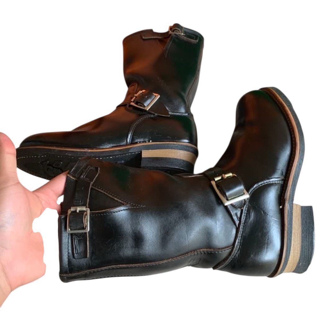 Red Wing Red Wing 2268 Engineer Ansi Z41 Steel Tor Boots Size US 8.5 / EU 41-42 - 3 Thumbnail