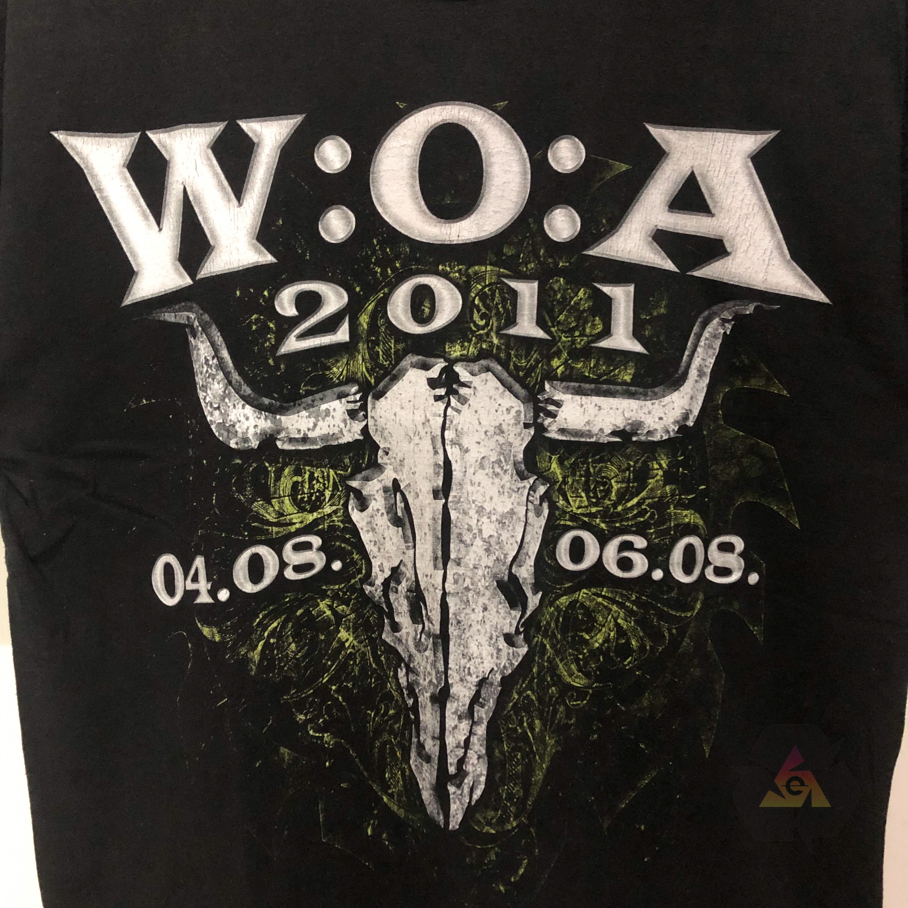 Band Tees Vintage WOA Wacken Festival 2011 Personal Memorials T-Shirt Size US M / EU 48-50 / 2 - 5 Thumbnail