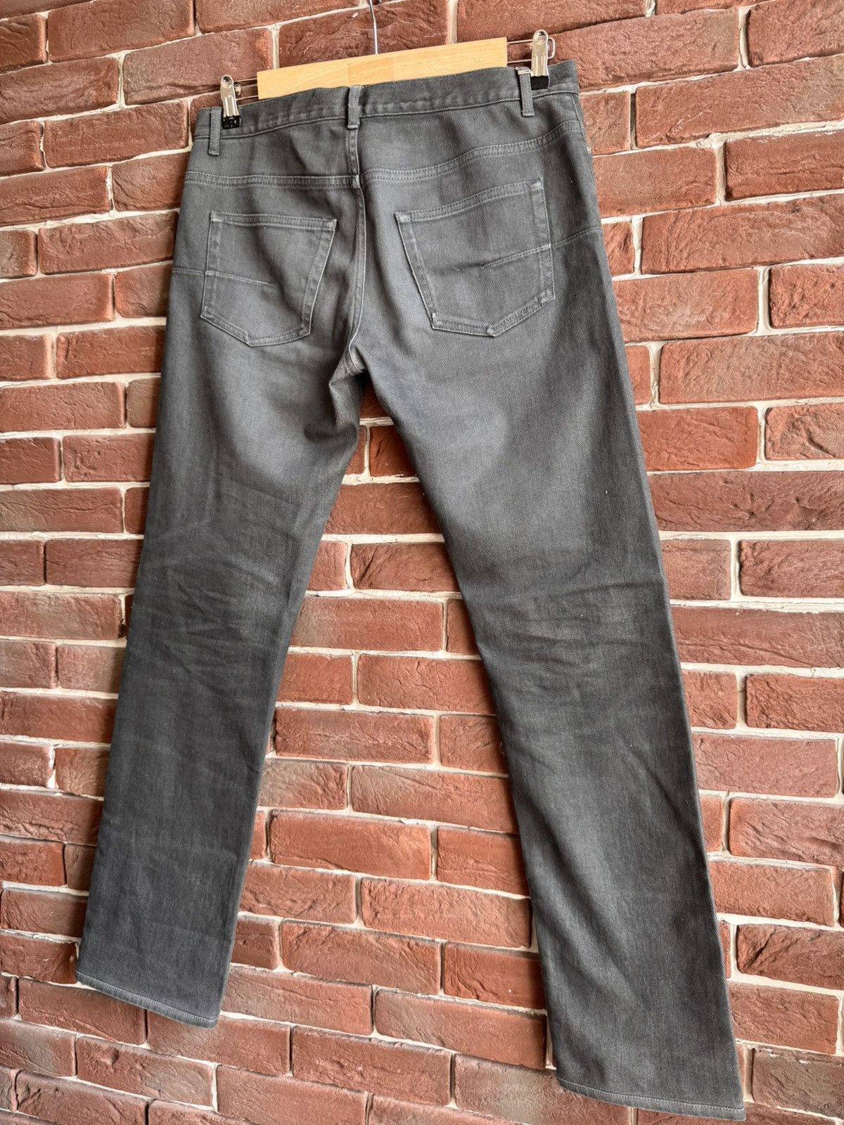 Dior Dior Homme FW14 by Kris Van Assche Gray Washed Denim Jeans Size US 32 / EU 48 - 12 Thumbnail