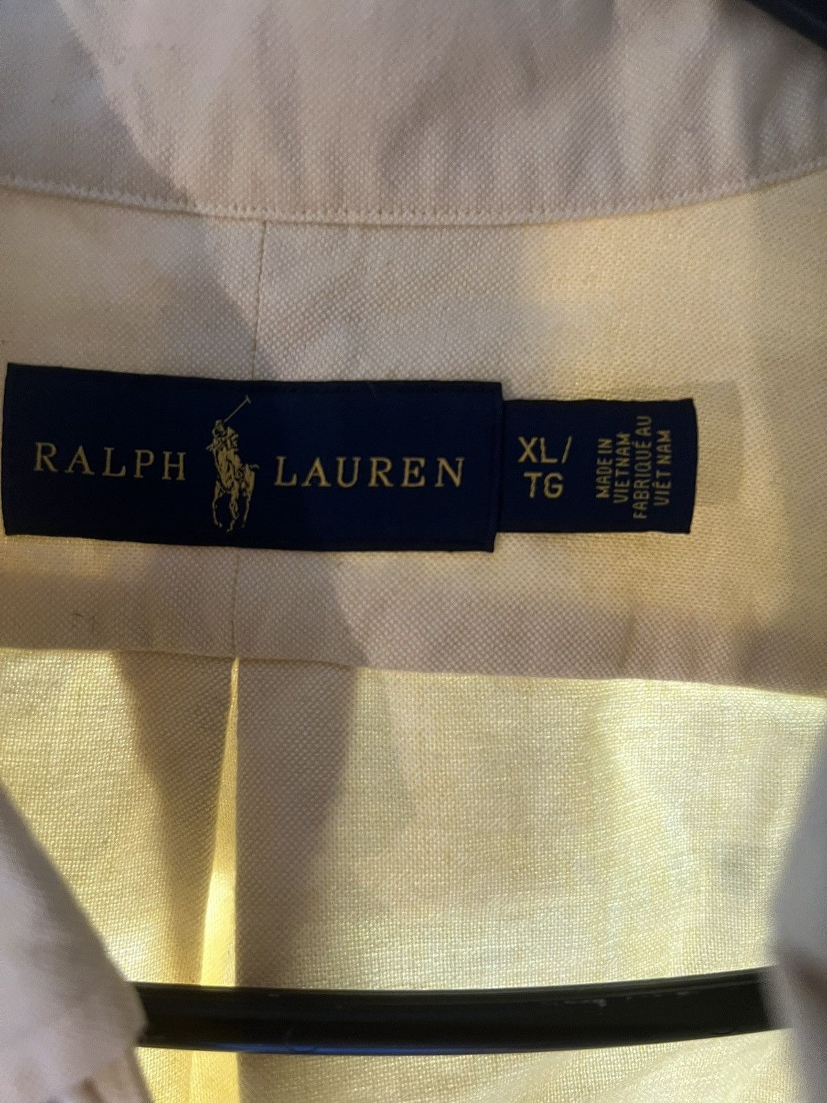 Polo Ralph Lauren Yellow Ralph Lauren Button Up Shirt Size US XL / EU 56 / 4 - 3 Thumbnail
