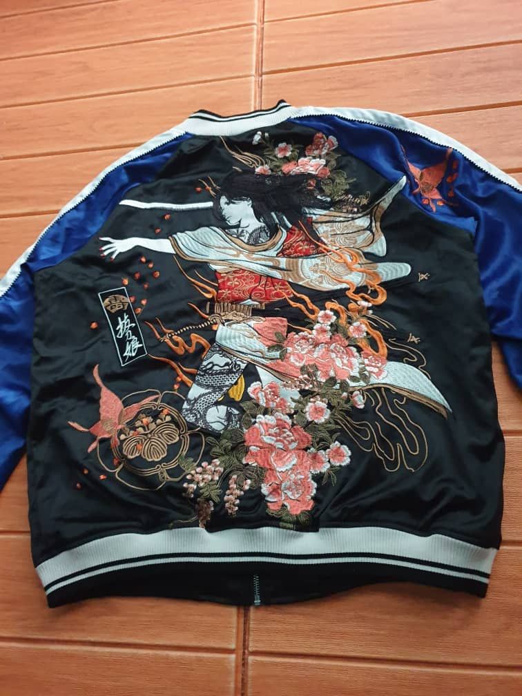 PPFM 💥Divine retribution geisha harajuku Japan souvenir jacket Size US L / EU 52-54 / 3 - 6 Thumbnail