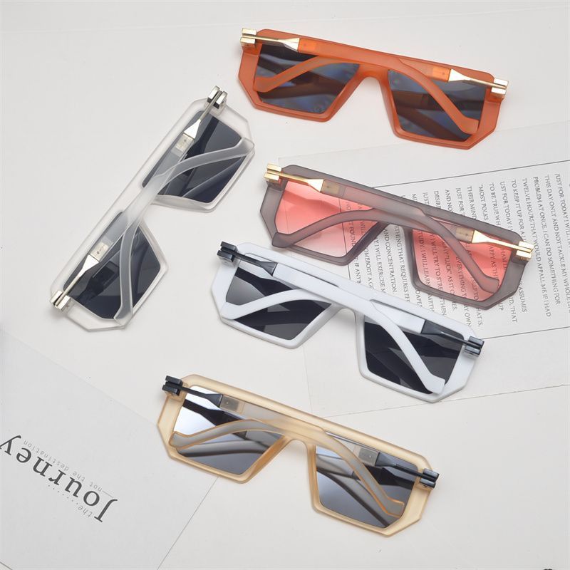 VIBE New Trend Street ins style custom avant-garde sunglasses Size ONE SIZE - 4 Thumbnail