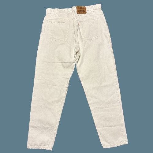 Levi's Vintage Clothing VINTAGE ORANGE TAB LEVIS WHITE DENIM JEANS Size US 38 / EU 54 - 1 Thumbnail