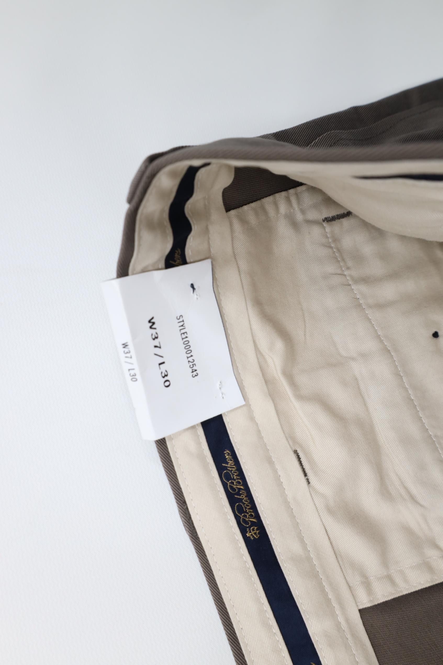 Brooks Brothers Deadstock Vintage Brooks Brothers Advantage Chino Pants Gray Size US 37 - 7 Thumbnail