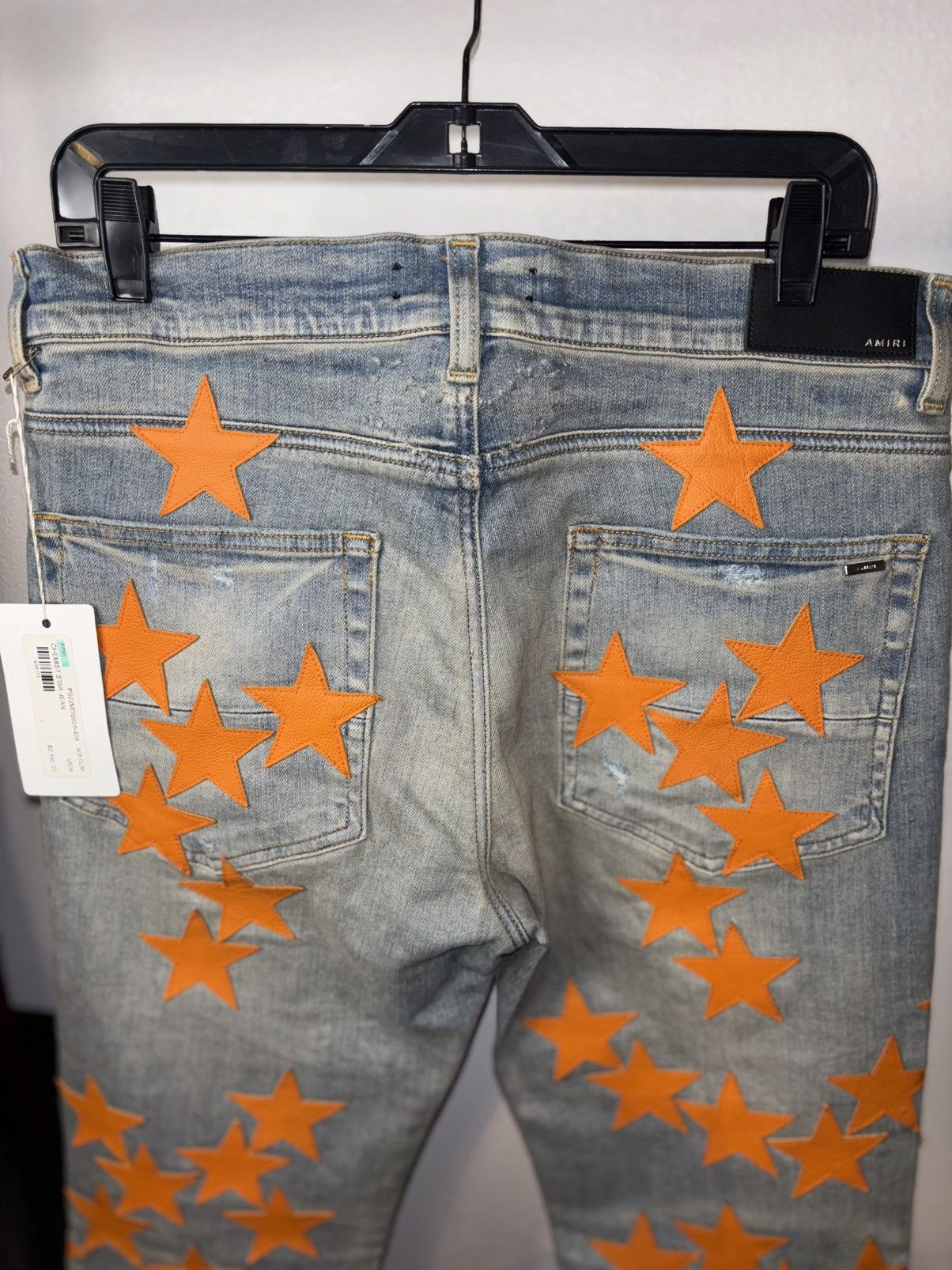 Amiri Amiri X Chemist Collaboration Slim Fit Leather Stars Patch Size US 34 / EU 50 - 10 Thumbnail