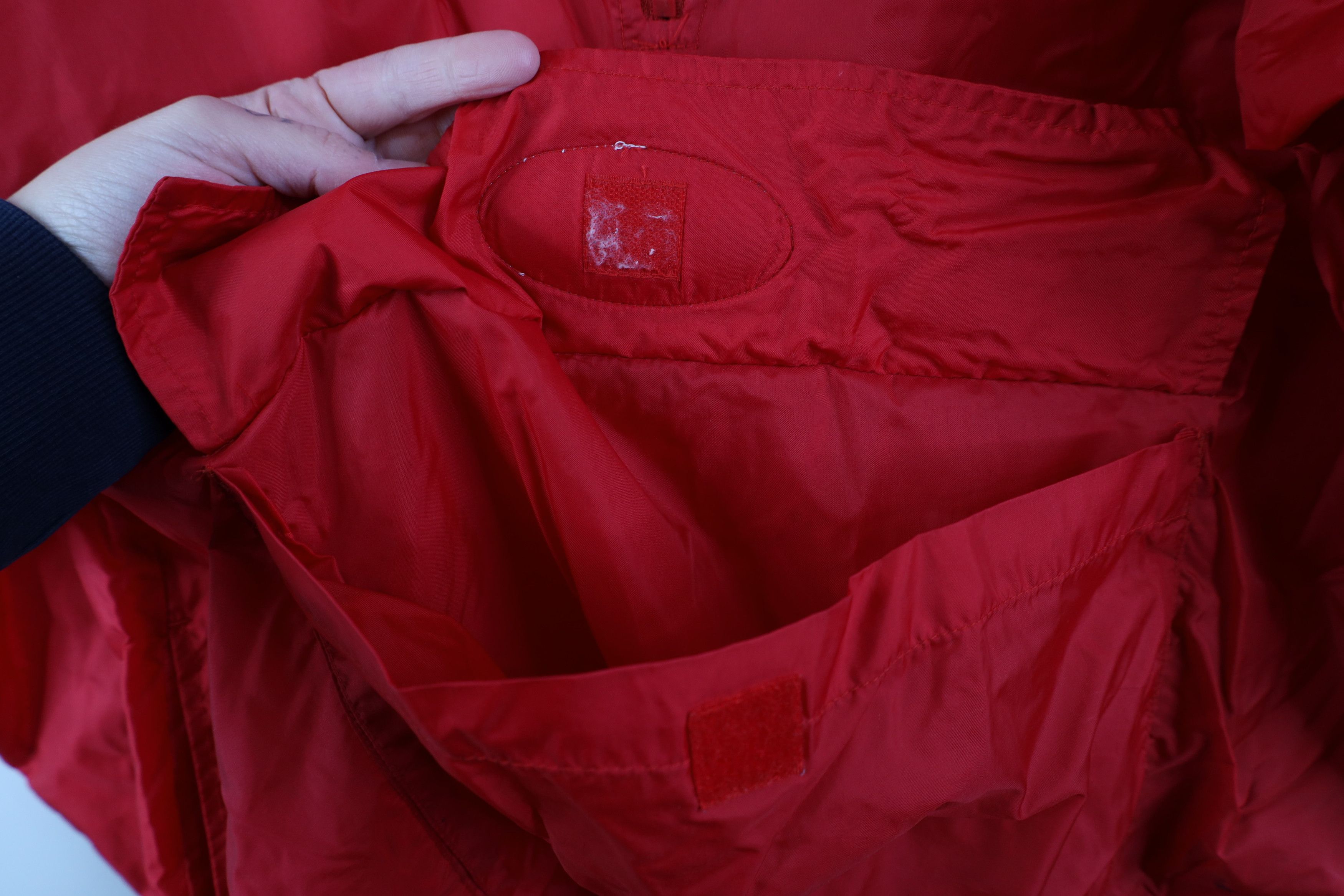 Vintage Vintage 90s Streetwear Anorak Windbreaker Jacket Red Size US XL / EU 56 / 4 - 10 Thumbnail