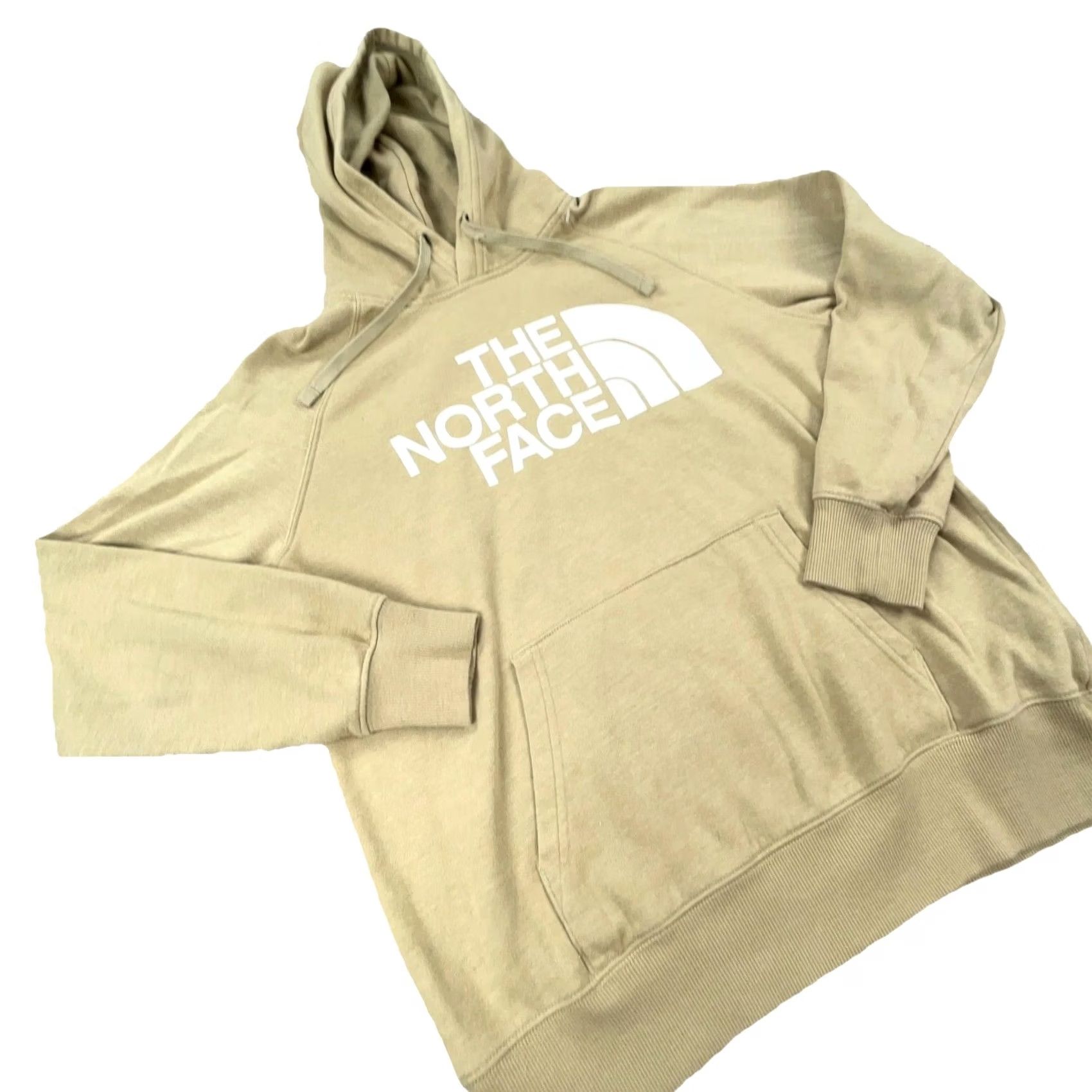 The North Face The North Face Hoodie Womens Small Beige Sweatshirt Pullover Logo Pockets All Seasons 软? Size S / US 4 / IT 40 - 5 Thumbnail
