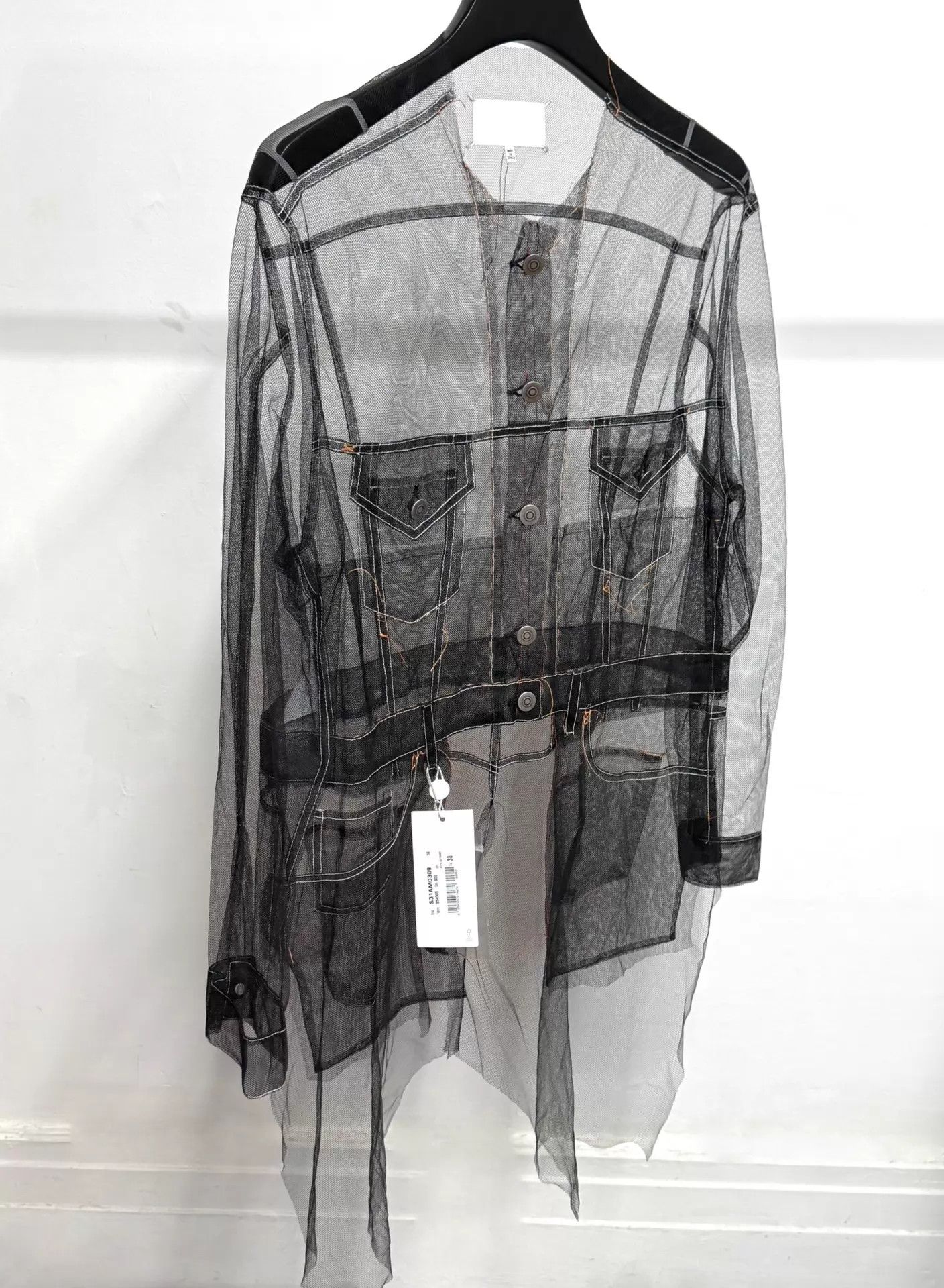 Maison Margiela Maison Margiela Tulle Blouse FR42 New With Tags Size M / US 6-8 / IT 42-44 - 4 Thumbnail